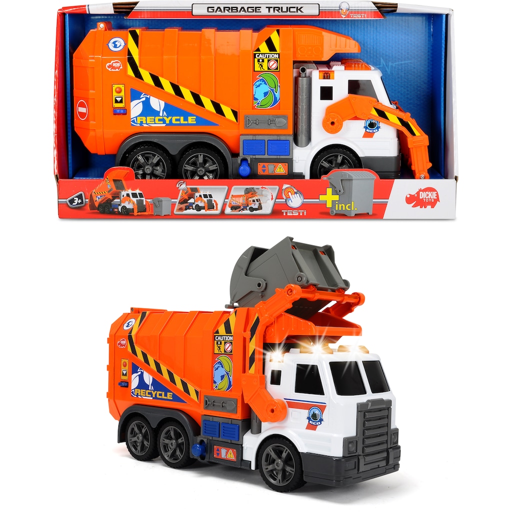 Dickie Toys Spielzeug-Müllwagen »Action Series Garbage Truck«
