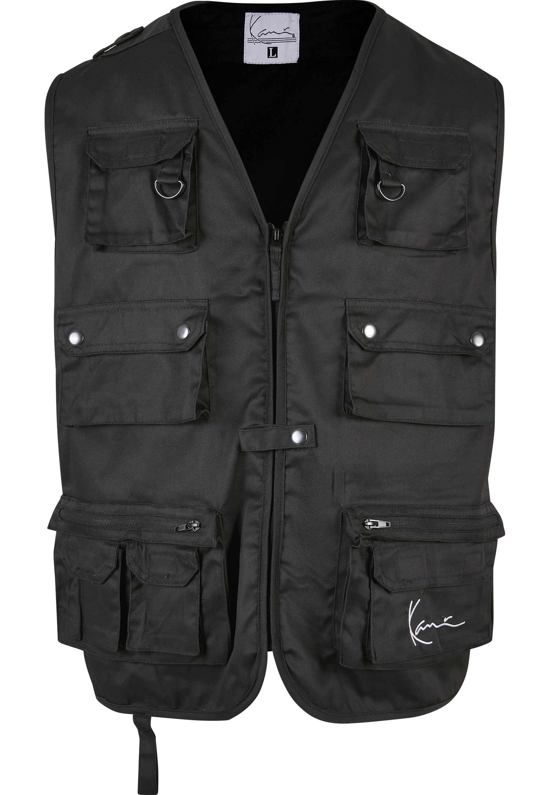 Karl Kani Steppweste "Karl Kani KK Small Signature Vest black" 1 Stk. günstig online kaufen