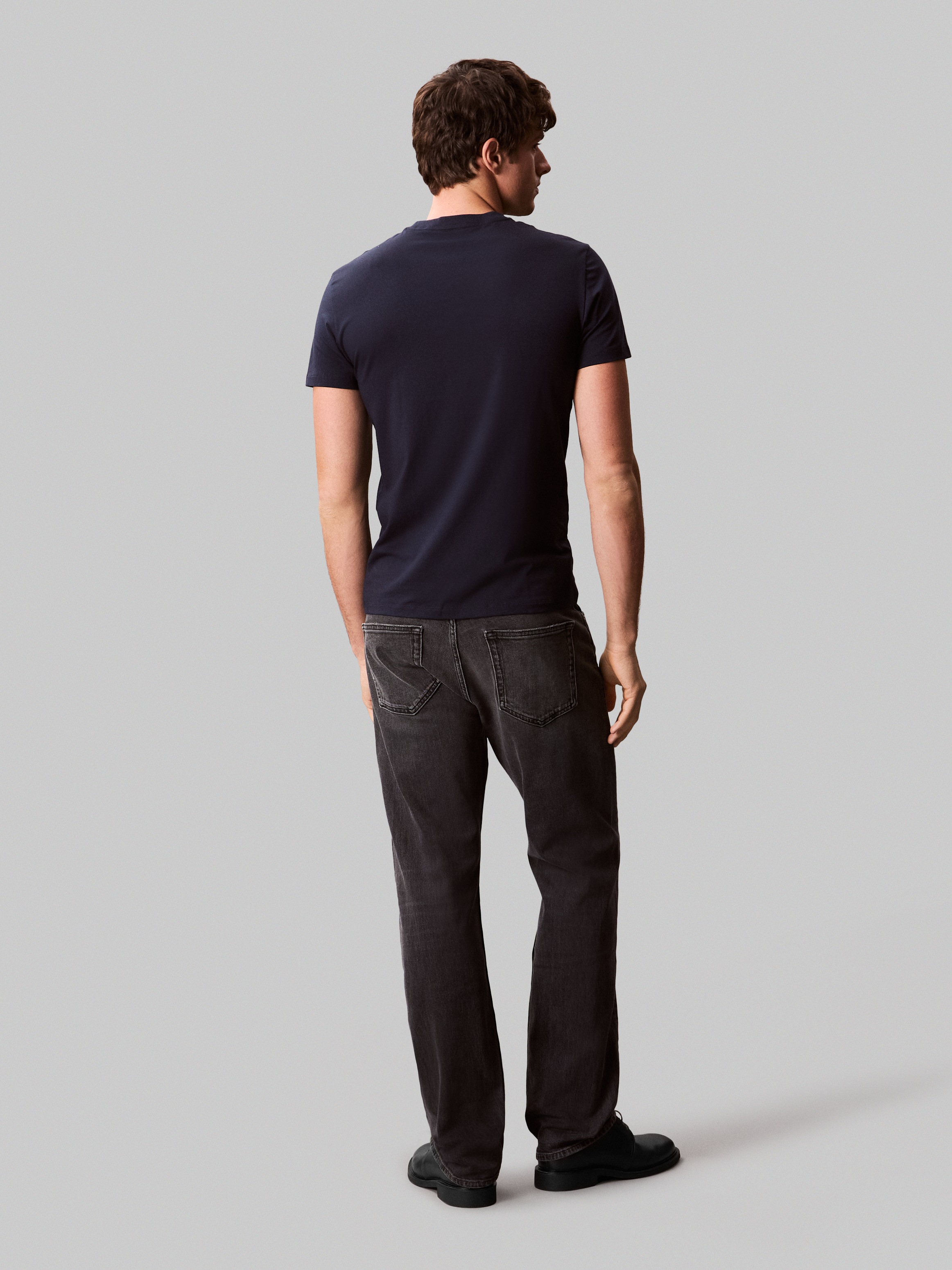 Calvin Klein T-Shirt »SS STRETCH COTTON SLIM TEE«, Mit Rundhalsausschnitt