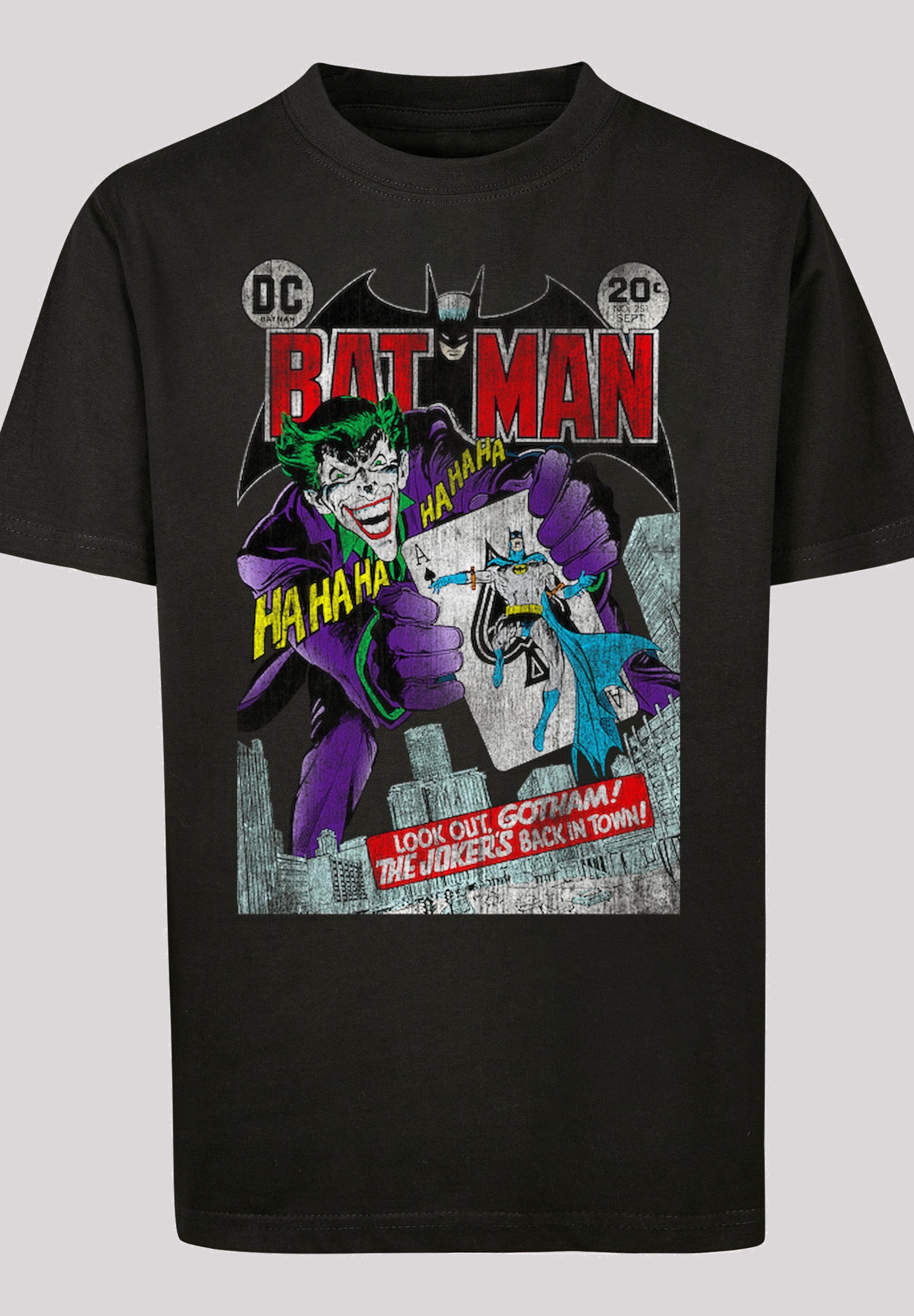 F4NT4STIC Kurzarmshirt »Kinder Batman Joker Playing Card Cover with Kids  Basic Tee«, (1 tlg.) ▷ für | BAUR | T-Shirts