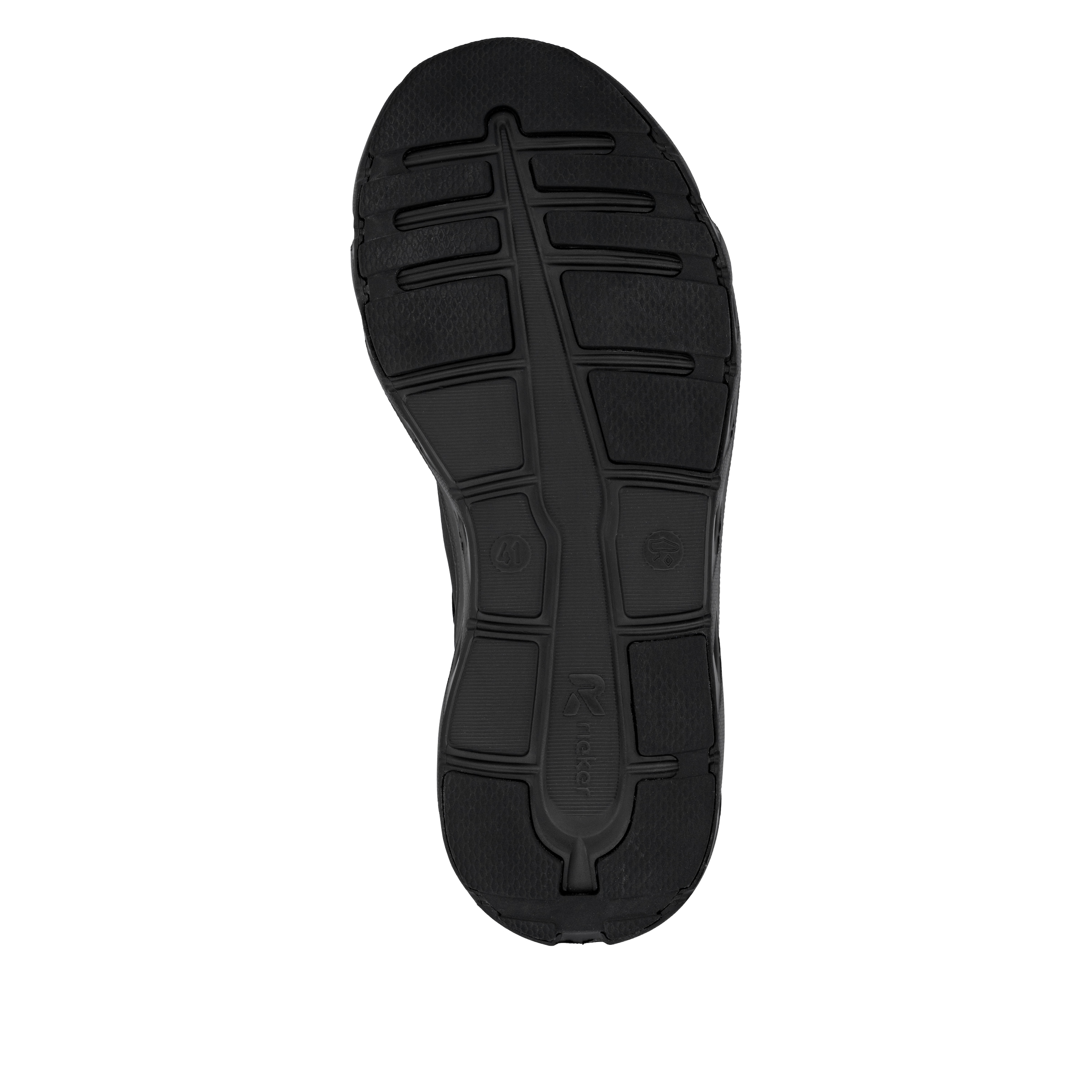 RIEKER Sport Slip-On Sneaker, Schlupfschuh, Halbschuh, Freizeitschuh mit trendy Plateausohle