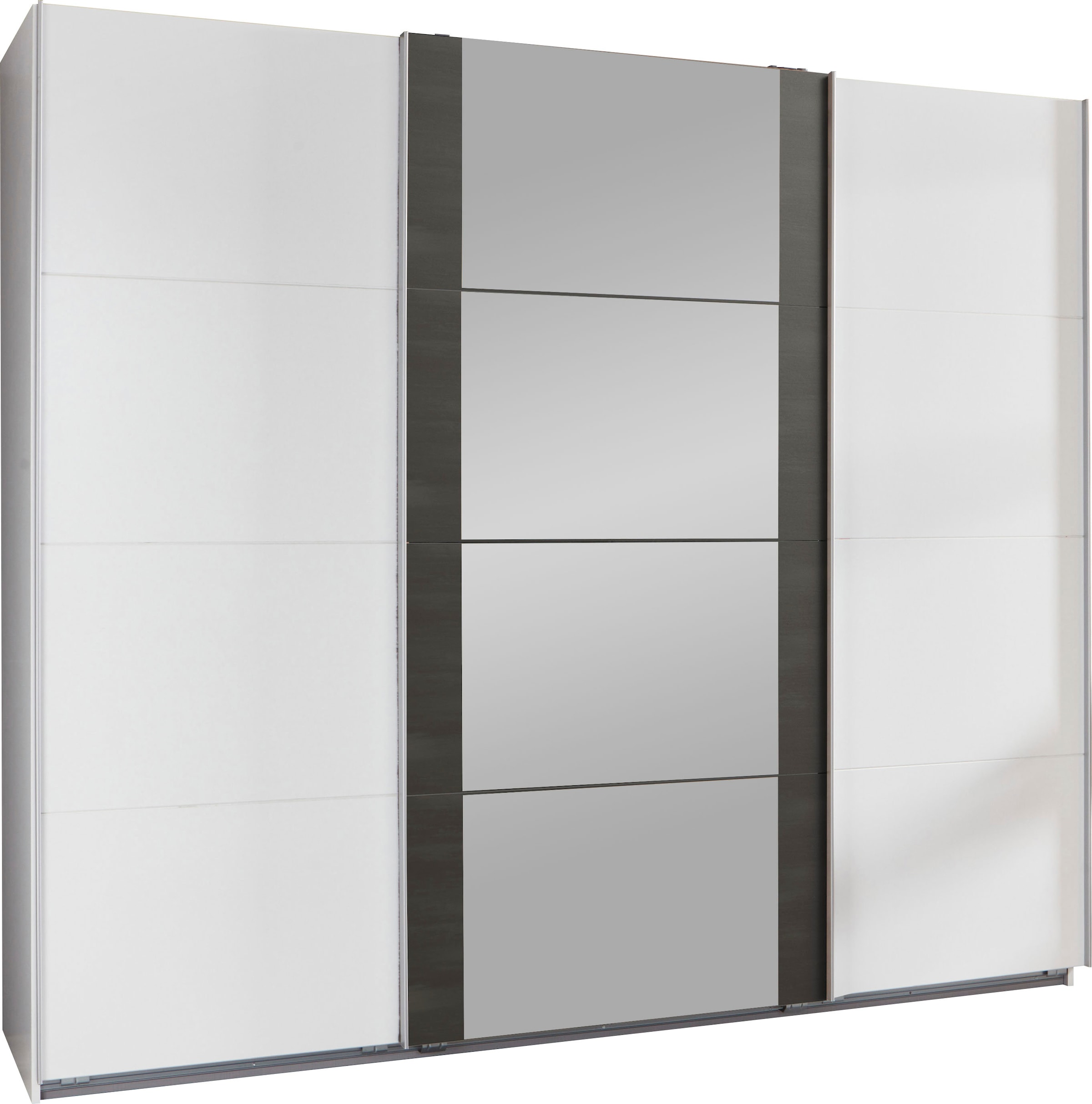 Wimex Schwebetürenschrank "Bern Schiebetürenschrank" Schrank mit zusätzlicher Innenausstattung, Garderobe
