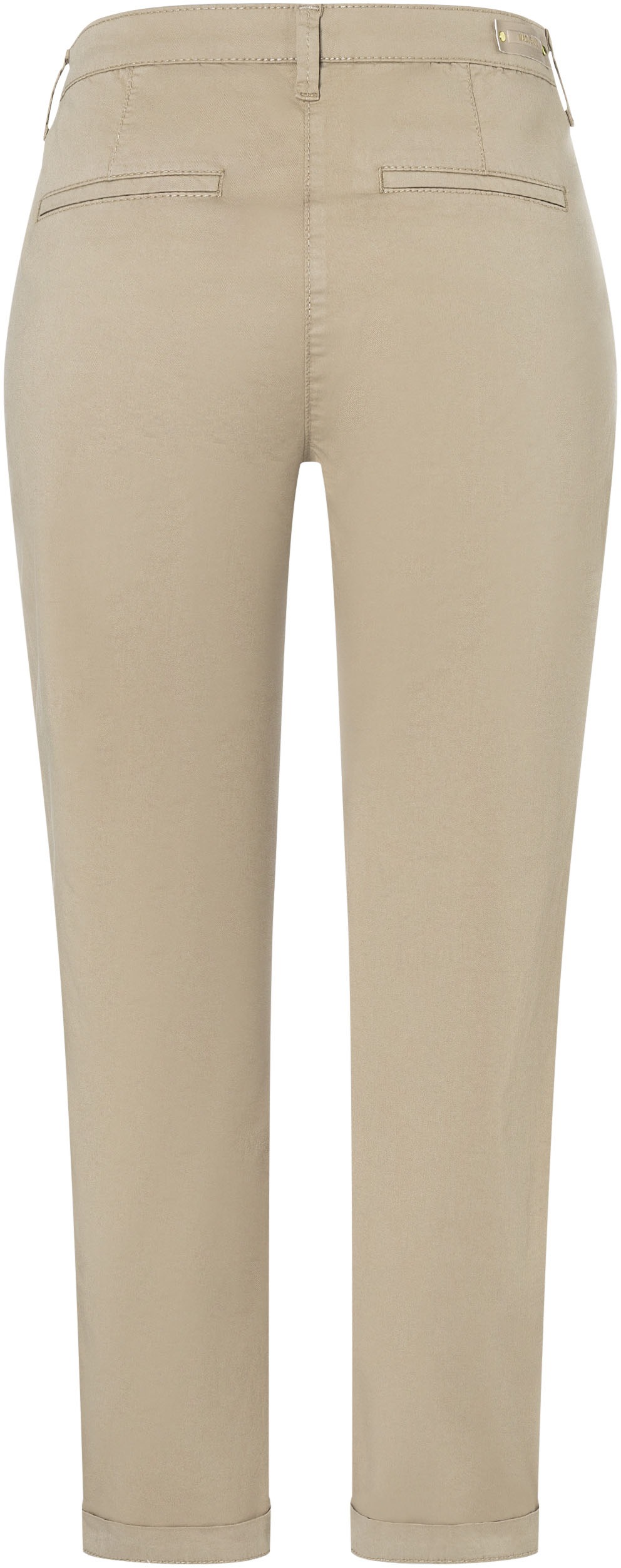 MAC Chinohose »CHINO turn up«, mit dezentem Glanz, elegant und sportiv zugleich