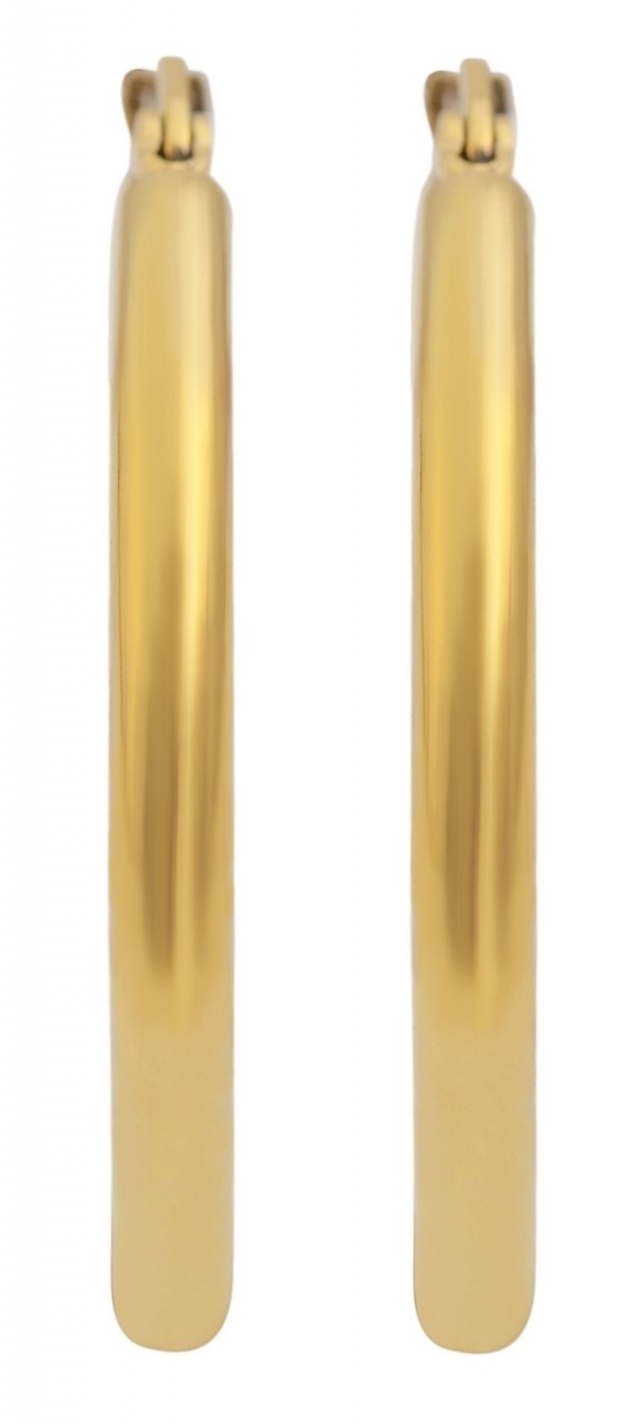 Adelia´s Paar Creolen »Neuheit 2025 - Damen Creolen aus poliertem Edelstahl«