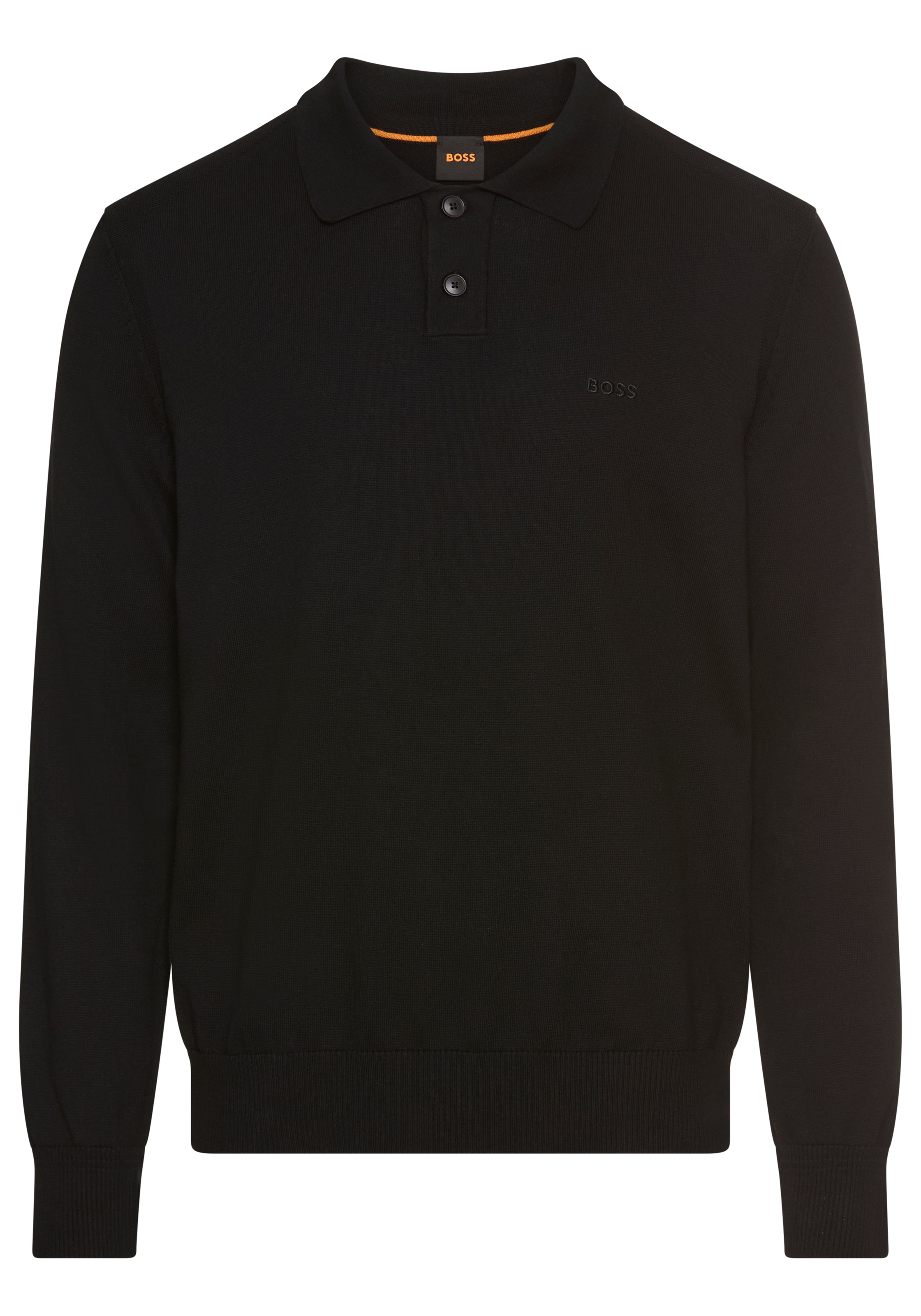 BOSS ORANGE Polokragenpullover »Asac«, mit Logo-Stickerei