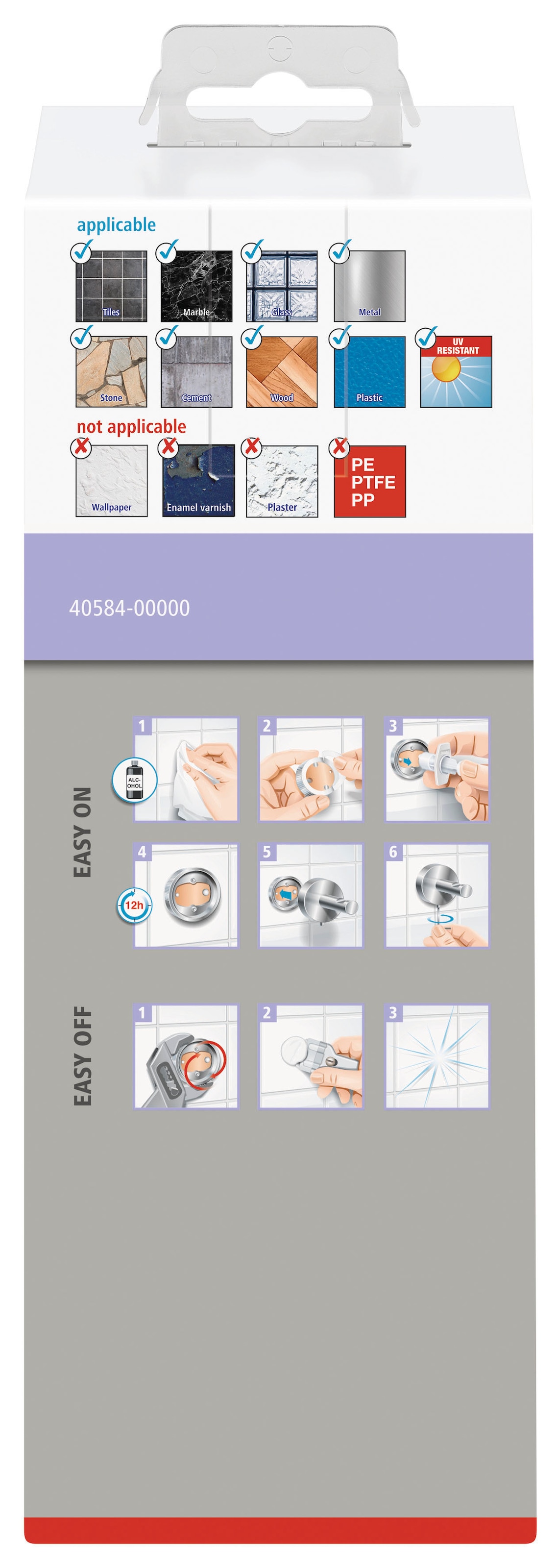 tesa Seifenspender »Seifenspender 1x tesa klaam Design-Seifenspender« chrom-weiß 12,5 cm : 7 cm : 17 cm