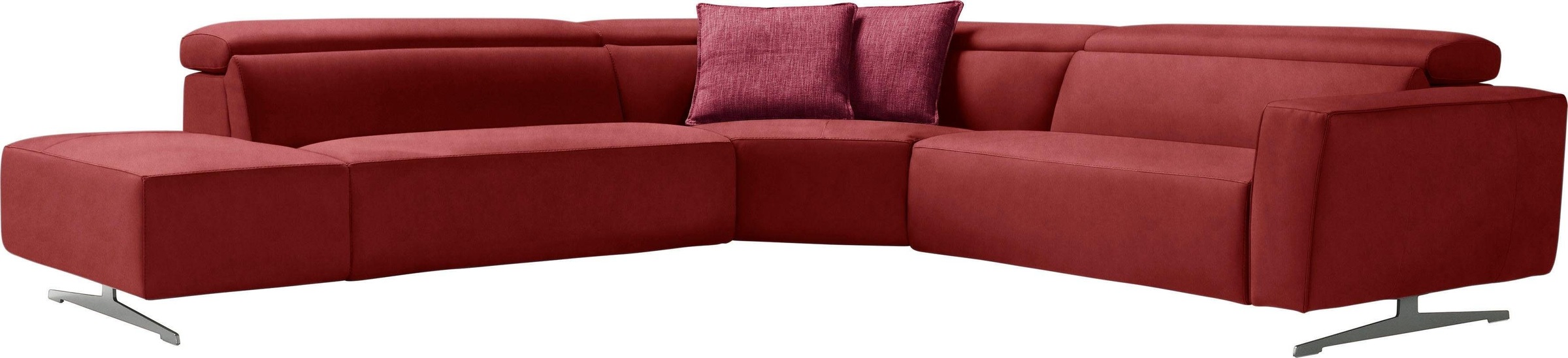 Egoitaliano Ecksofa "Stefanie-e, Designsofa der Extraklasse, bequem mit hoh günstig online kaufen