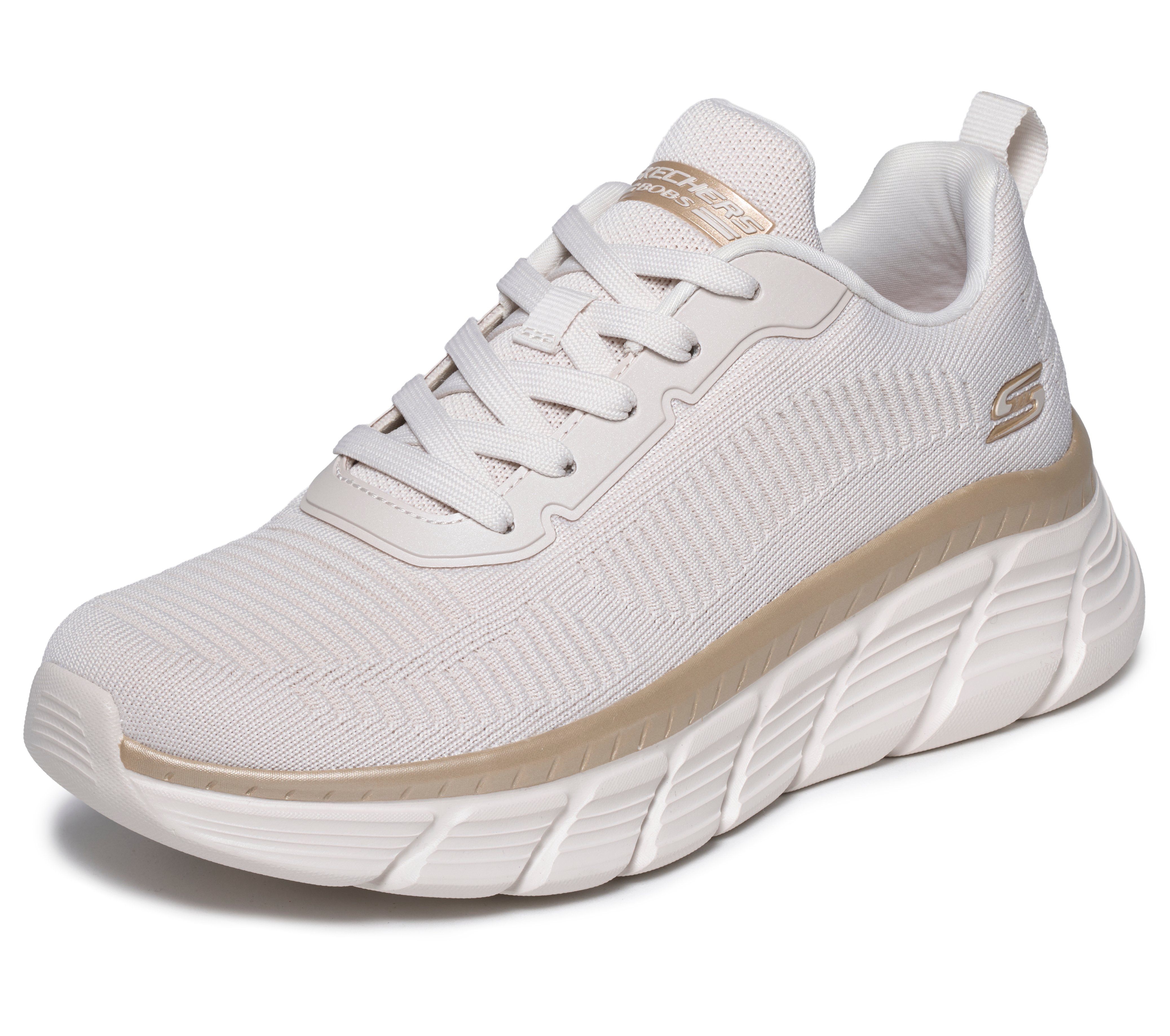 Skechers Sneaker "BOBS B FLEX HI-FLYING HI", Trainingsschuh, Schnürschuh, Freizeitschuh in veganer Verarbeitung
