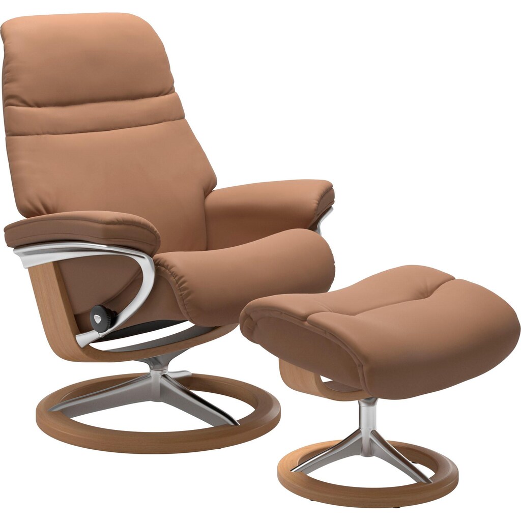 Stressless® Relaxsessel »Sunrise«, (Set, Relaxsessel mit Hocker)