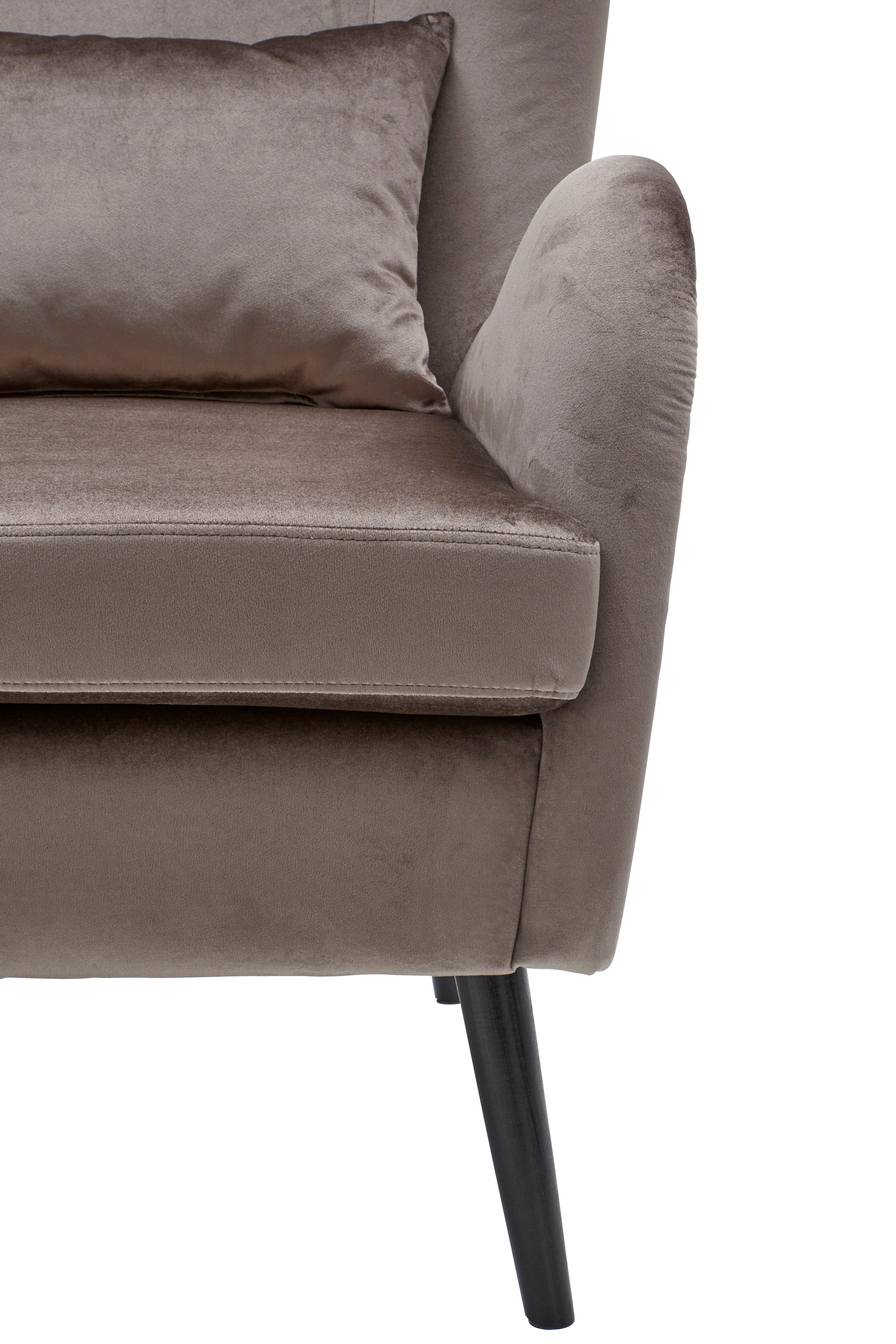 Home affaire Sessel »Salla auch in Fellimitat und Feincord, viele Bezugsarten, Ohrensessel« wahlweise mit oder ohne Hocker; großer Sessel: Maße B/T/H: 78/94/118cm