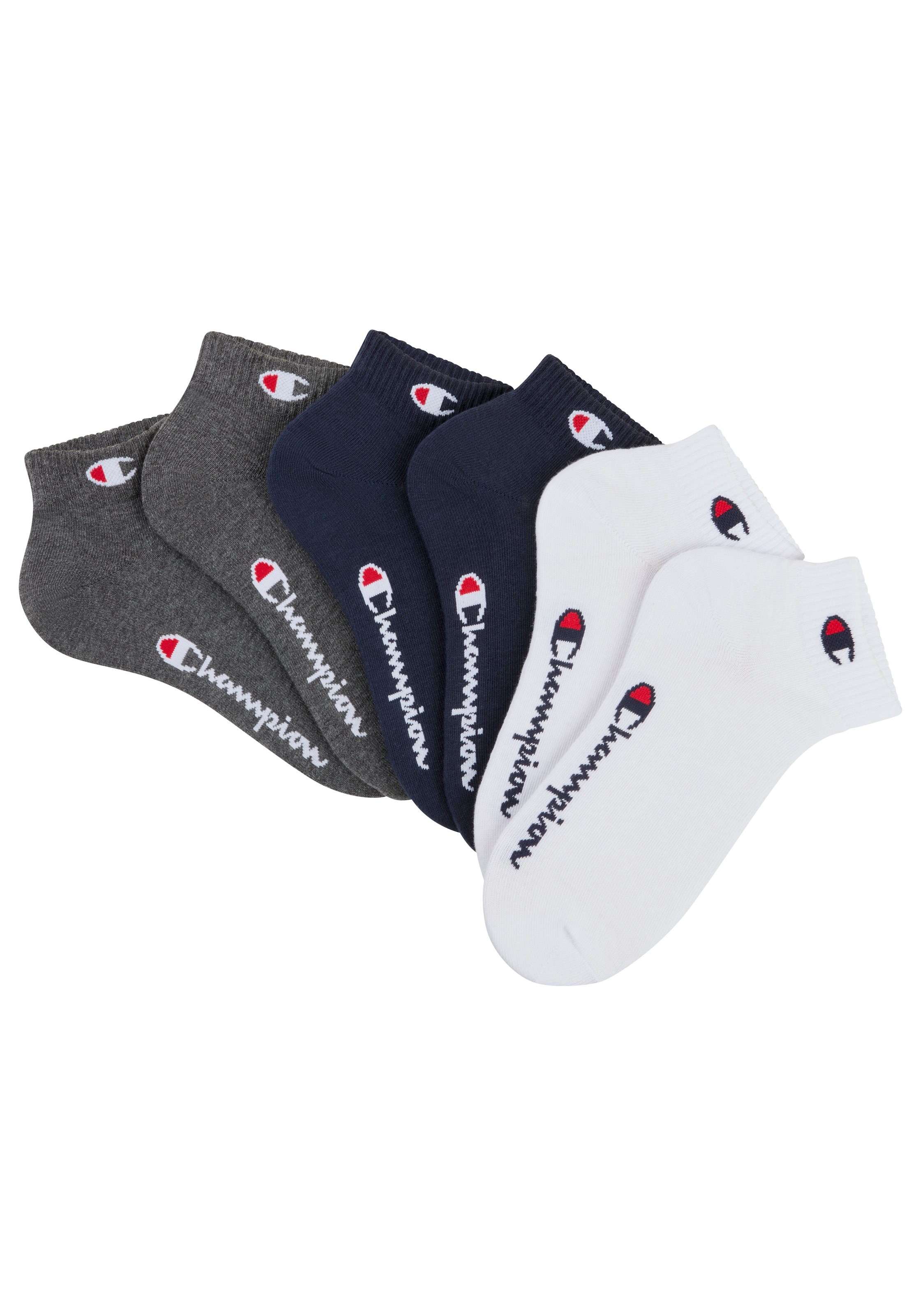 Champion Kurzsocken "6pk Quarter Socks" Packung, 6 Stk. tlg. für Kinder günstig online kaufen