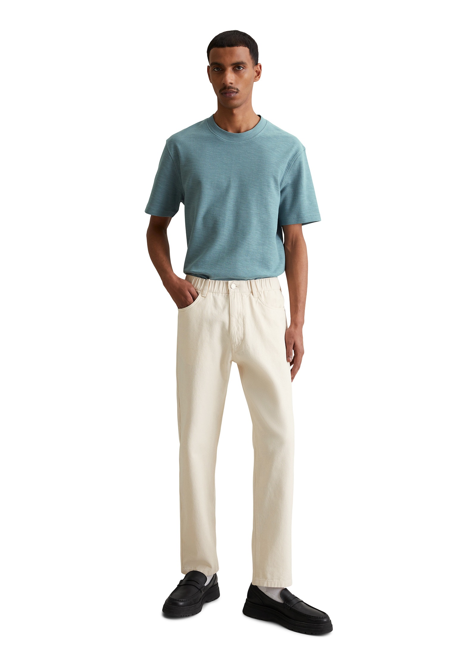 Marc O'Polo DENIM T-Shirt »aus schwerem Slub-Jersey«