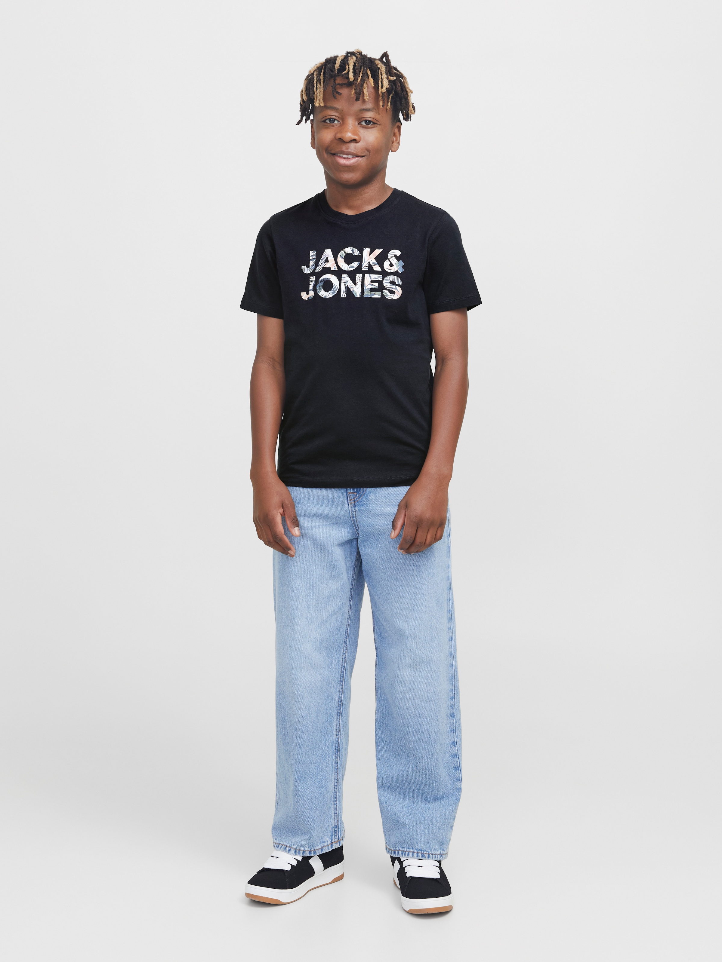 Jack & Jones Junior Rundhalsshirt »JJEBRYAN CORP LOGO TEE SS O-NECK JNR«