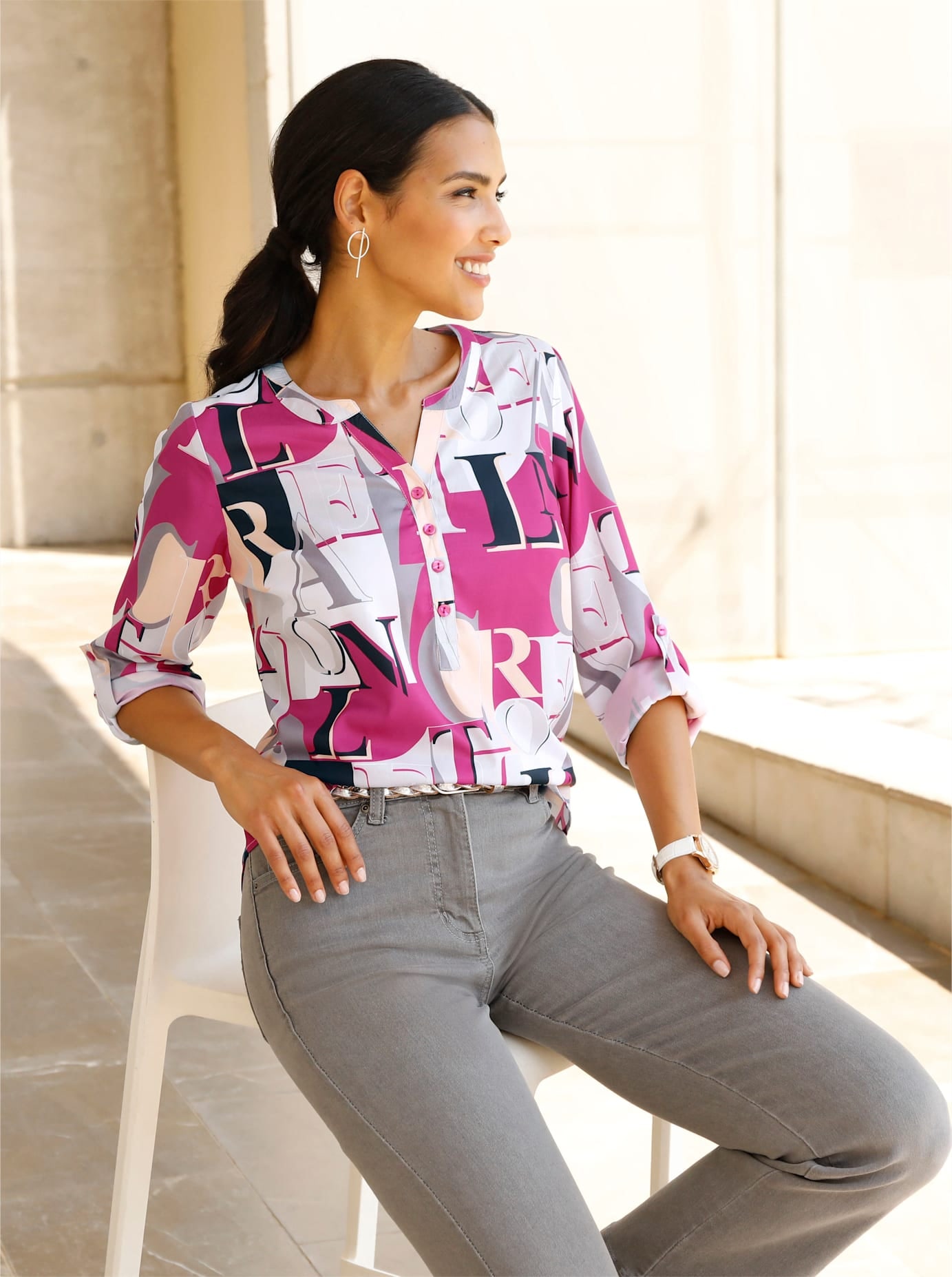 Classic Basics Langarmbluse günstig online kaufen