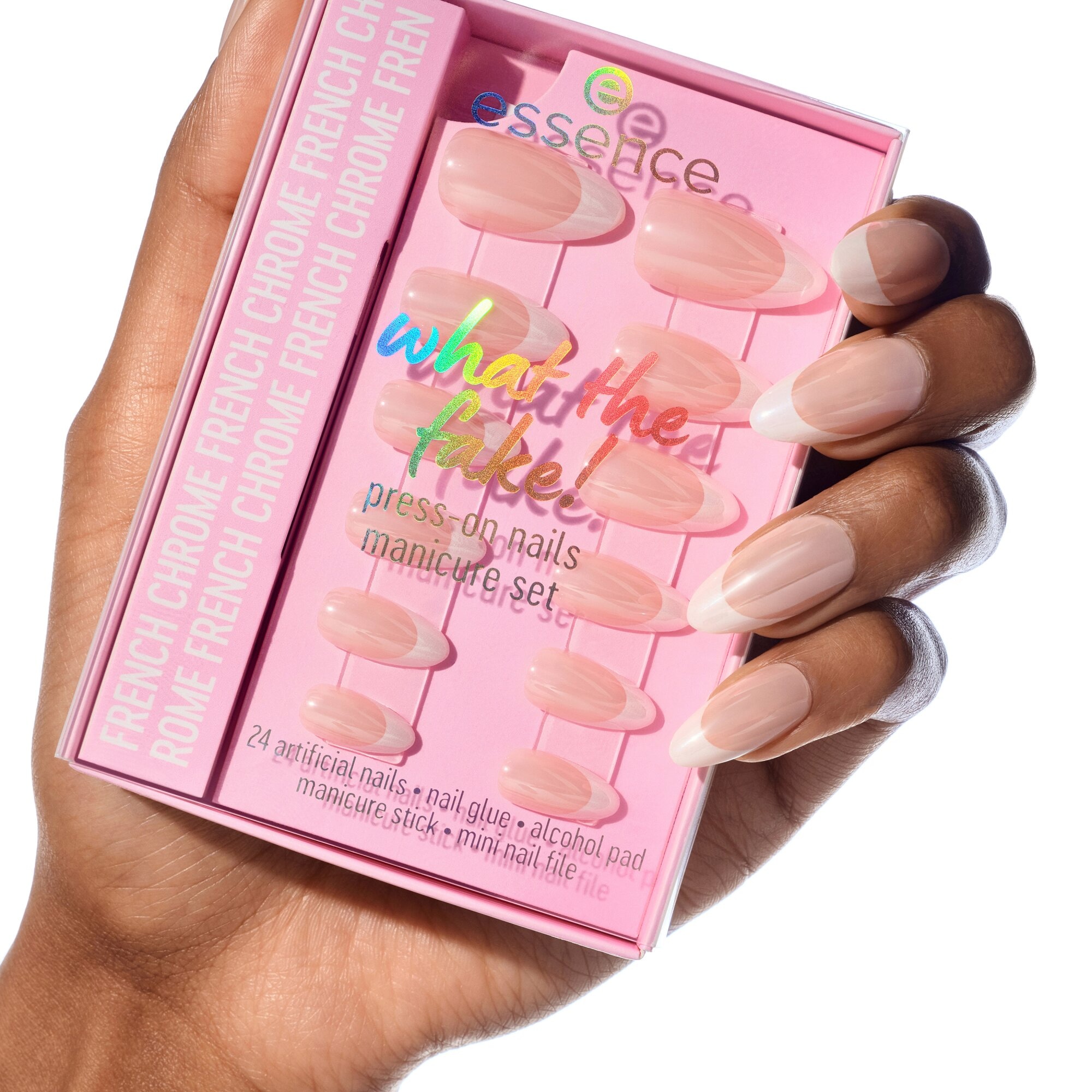 Essence Kunstfingernägel »what the fake! PRESS-ON NAILS manicure set«