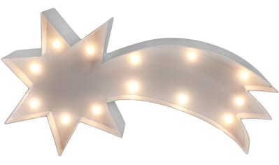 MARQUEE LIGHTS LED Dekolicht »Sternschnuppe«, LED-Modul, 1 St., Warmweiß, Wandlampe,... kaufen