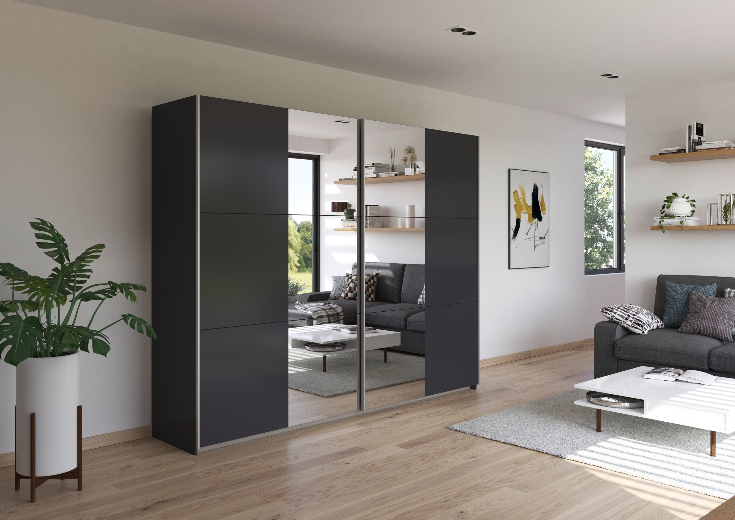 rauch Schwebetürenschrank "Kleiderschrank Schrank Breiten 131/175/218/261 c günstig online kaufen