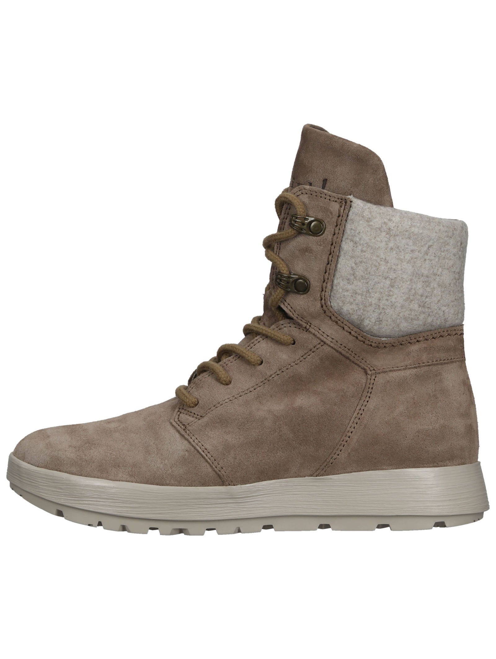 Think! Schnürstiefelette »Think! Stiefelette Veloursleder«