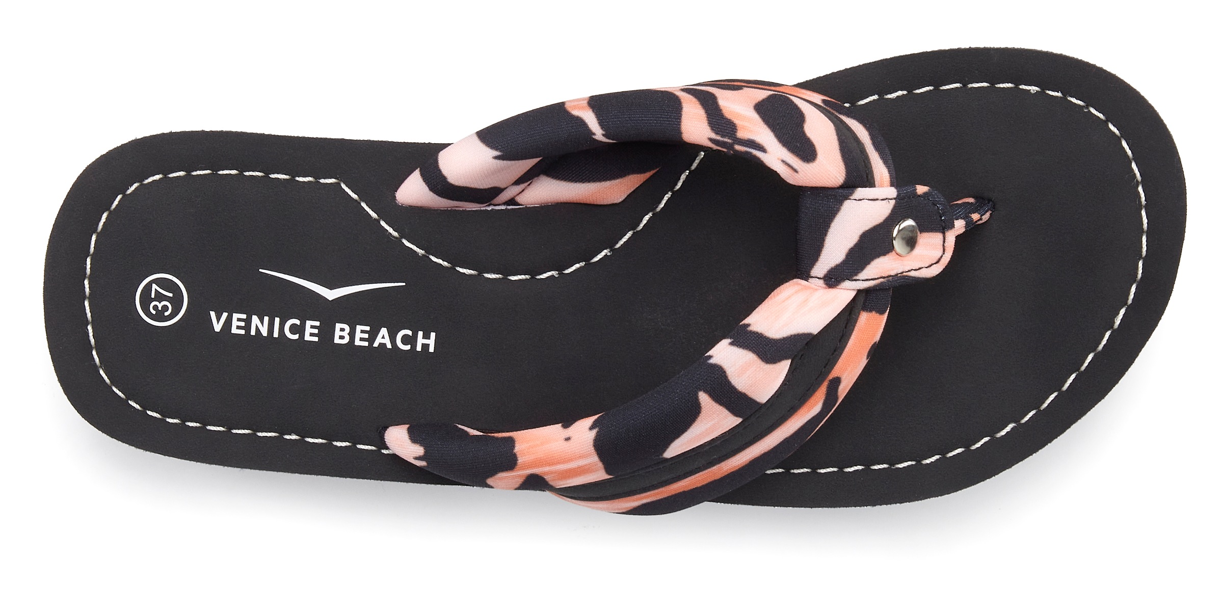 Venice Beach Sandale Flip Flop Orange/Black 41 3