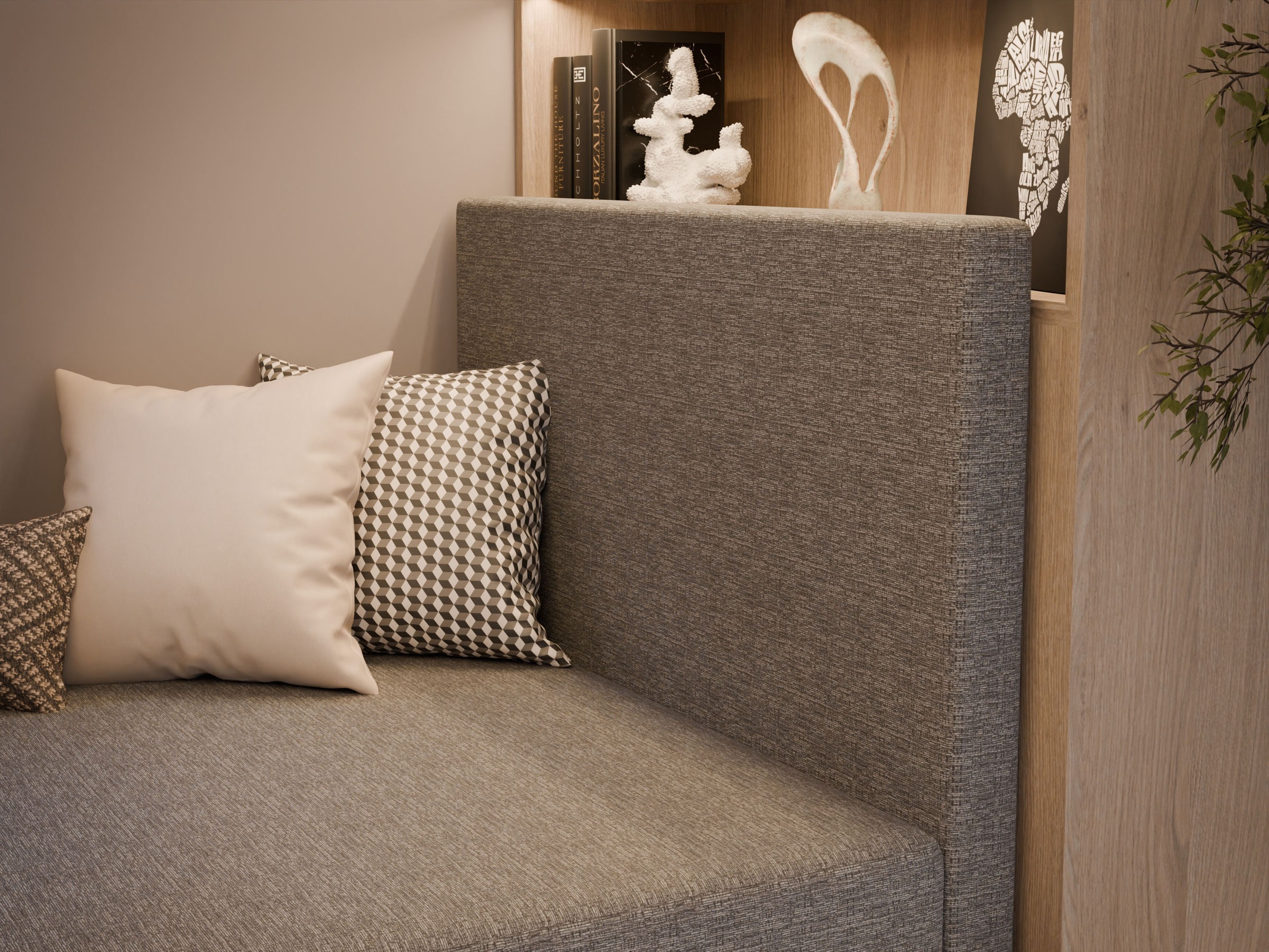 FORTE Einzelbett »LUNO inkl. Bettkasten, Breite: 100cm«