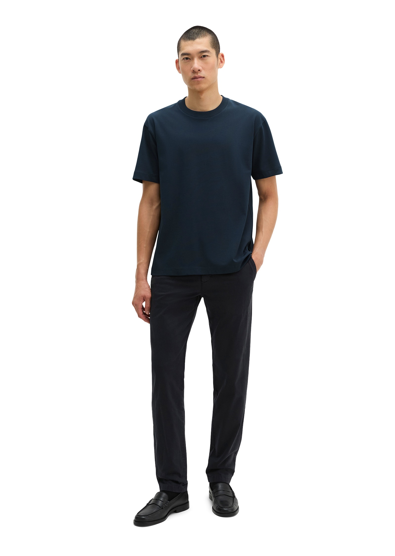 Marc O'Polo T-Shirt relaxed fit aus schwerem Bio-Baumwoll-Jersey