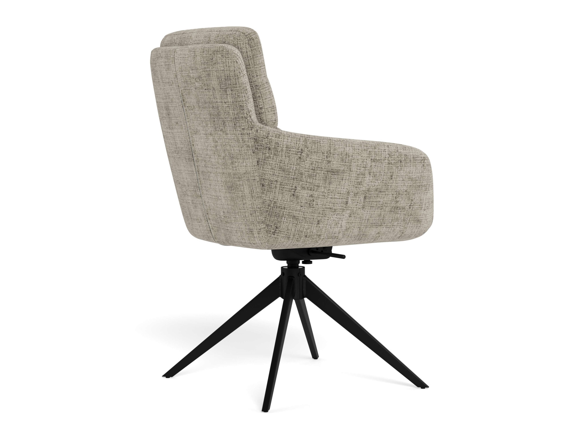 ACTONA GROUP Esszimmerstuhl »Roger, Polsterstuhl, Stuhl, 2er-Set« (Set) 2 Stk.grauer Stoff, Armlehnen, Polsterung, Dreh- & Kippfunktion, FSC™