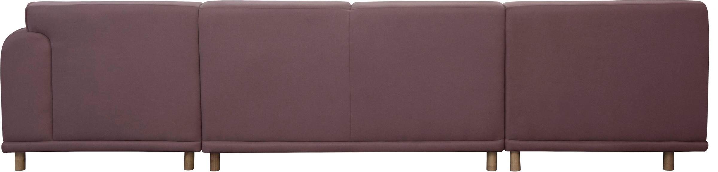 andas Wohnlandschaft »Maroon U-Form«, in skandinavischem Design, mit losen Kissen