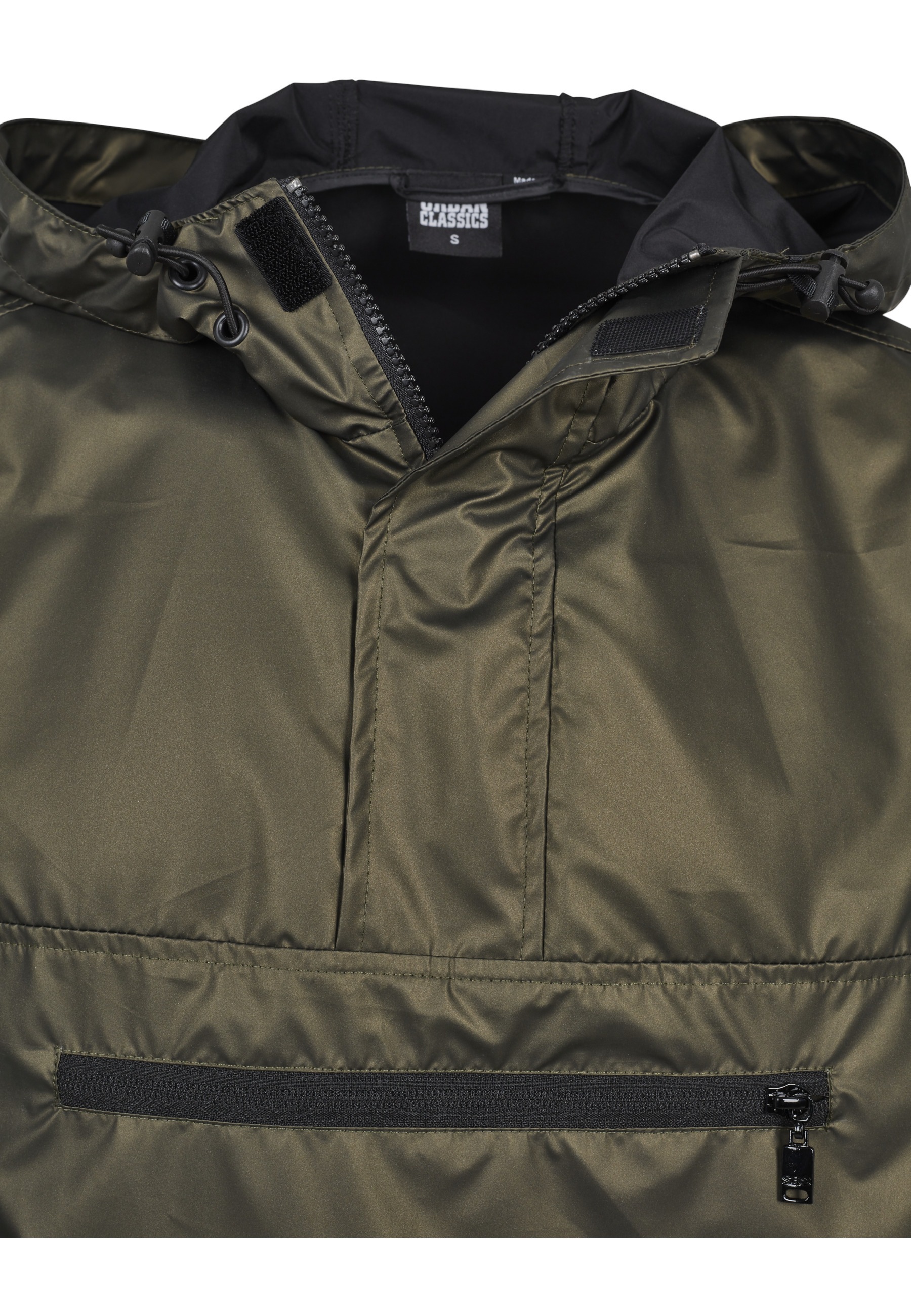 URBAN CLASSICS Langmantel »Urban Classics Herren Light Pull Over Jacket«