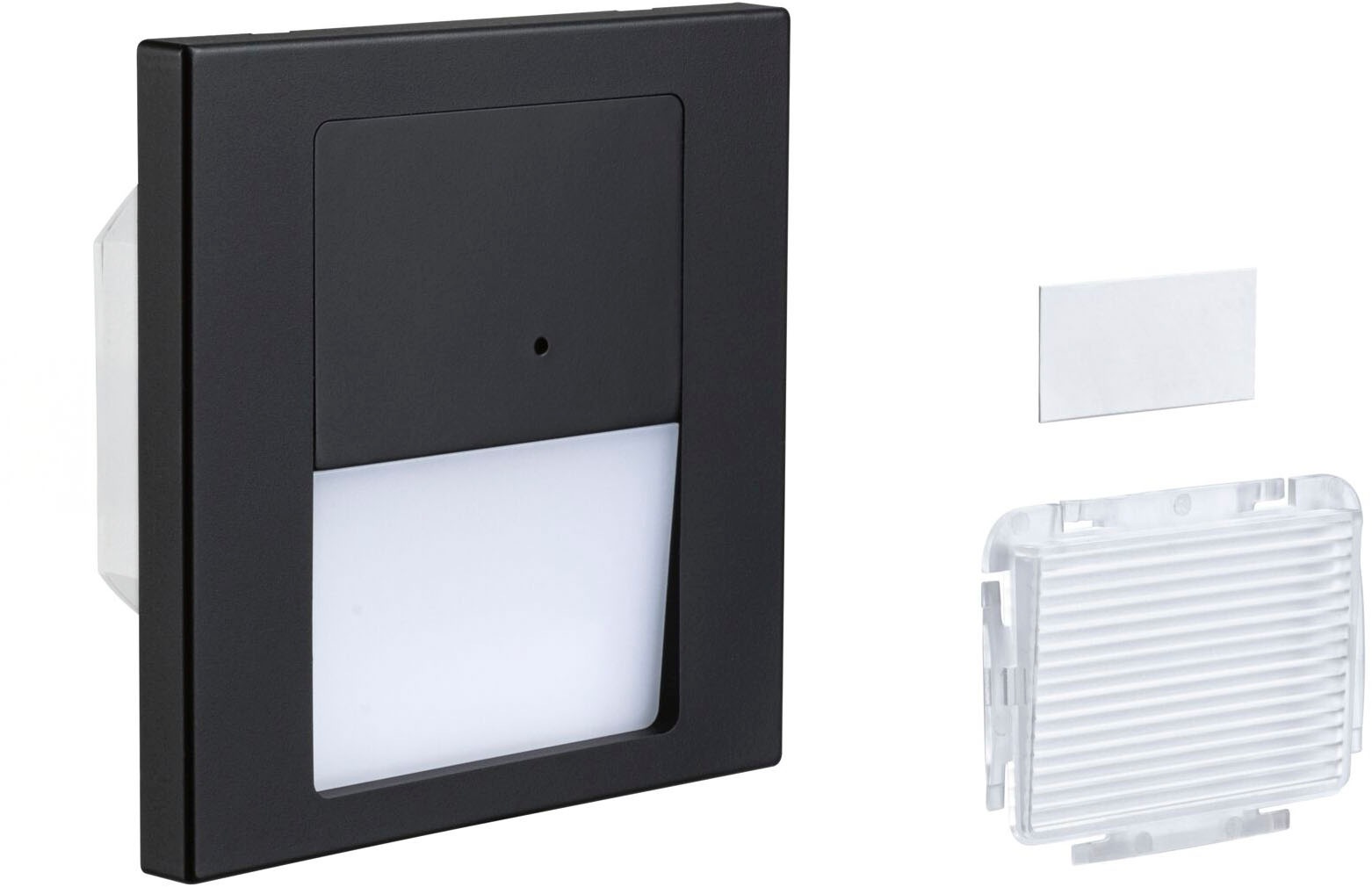Paulmann LED Einbauleuchte »LED Wandeinbauleuchte Tsaro eckig 80x36mm«, 1 flammig