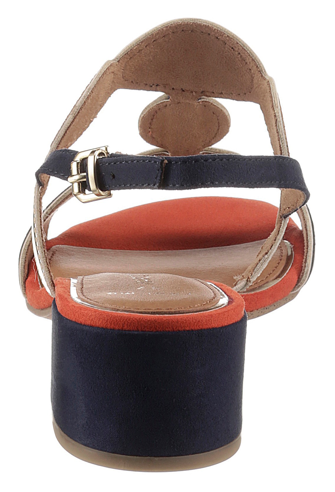 MARCO TOZZI Sandalette, Blockabsatz, Sommerschuh, Riemchensandale mit verstellbarer Schnalle