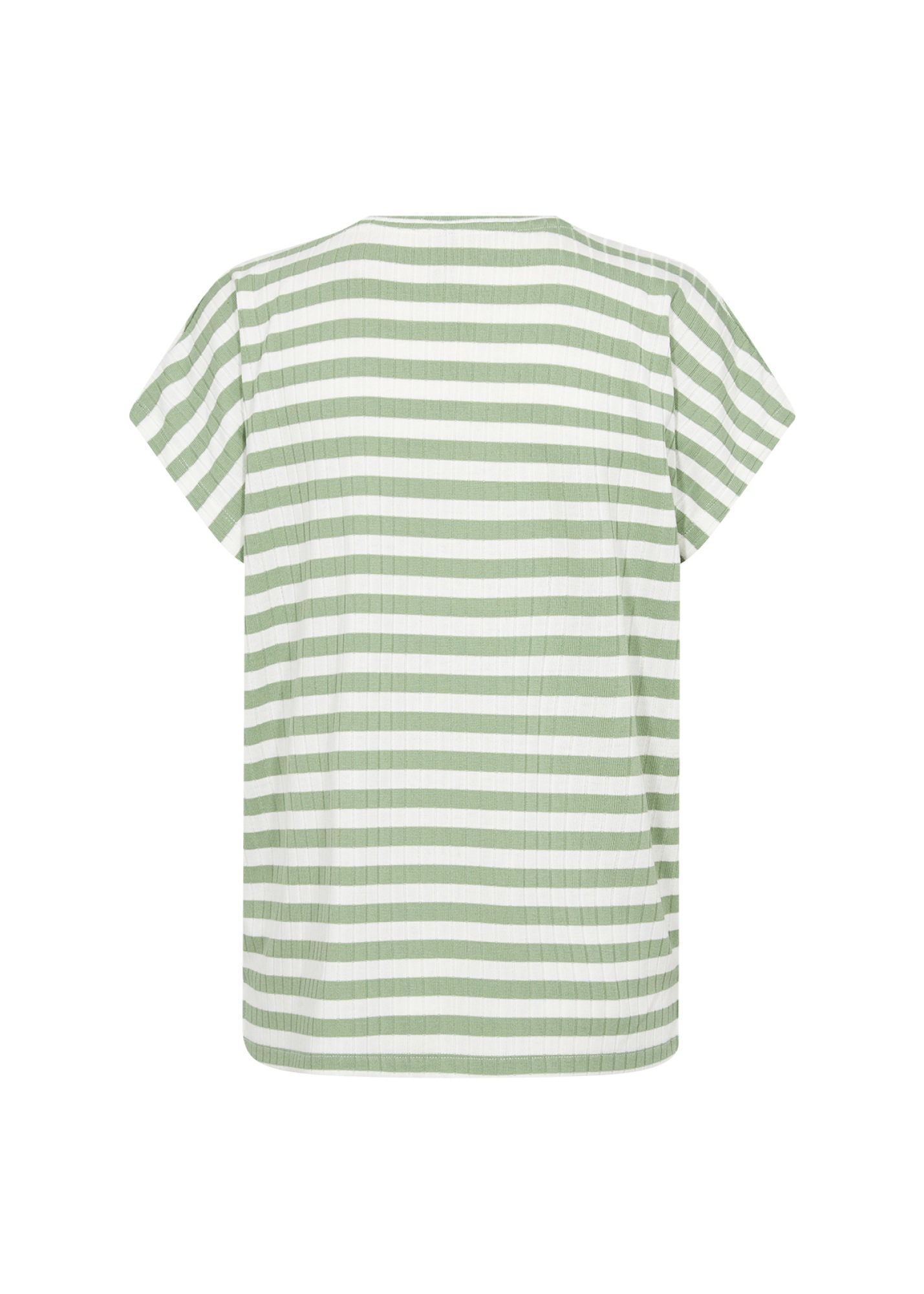 soyaconcept Kurzarmshirt »SC-KAIZA 3«, T-Shirt, Basicmit V-Ausschnitt und Streifen-Optik