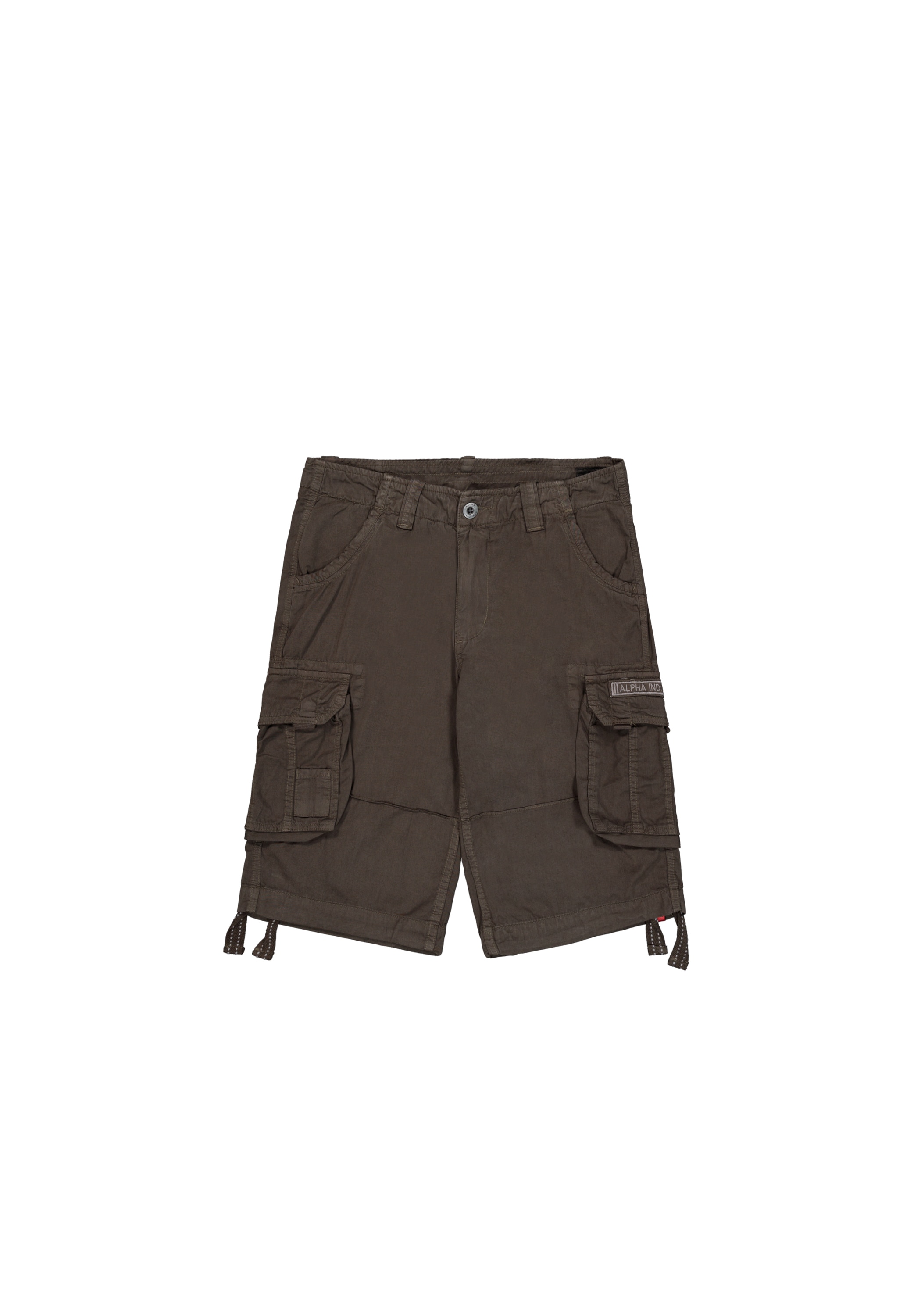 Herren Shorts "Jet Short", grau, Gr. 34, ALPHA INDUSTRIES, Obermaterial: 100% Baumwolle, Hosen