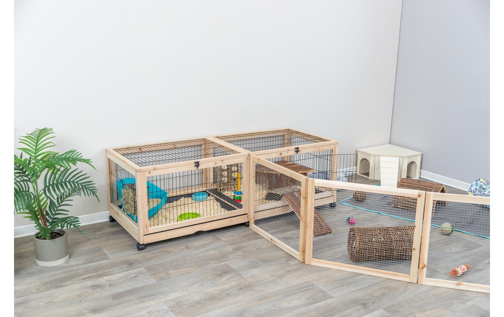 TRIXIE Freigehege »150 x 50 x 60 cm, Holz/Metall, Indoor«