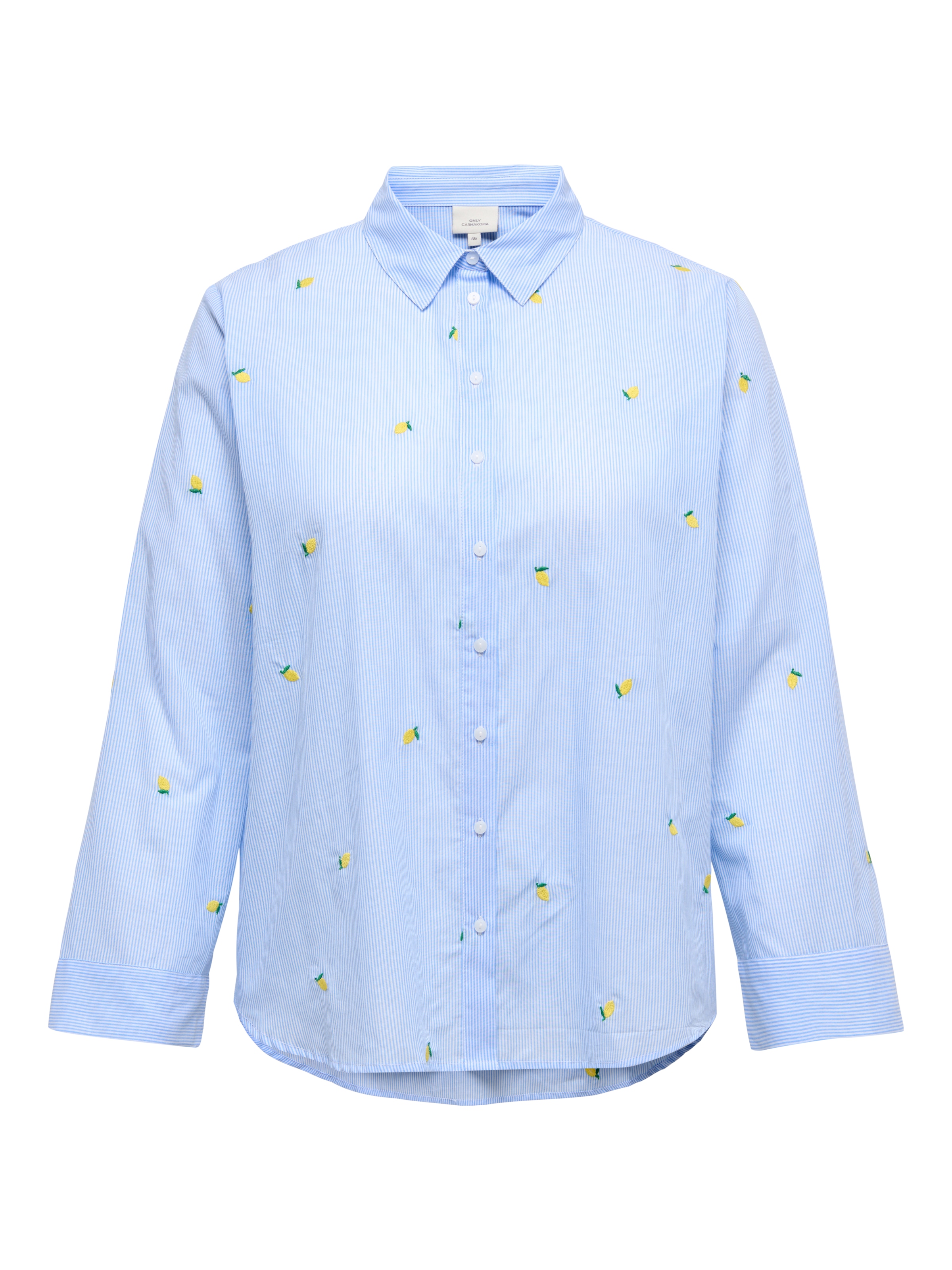 ONLY CARMAKOMA Langarmbluse "CARNEW LINA GRACE LS EMB SHIRT WVN" günstig online kaufen