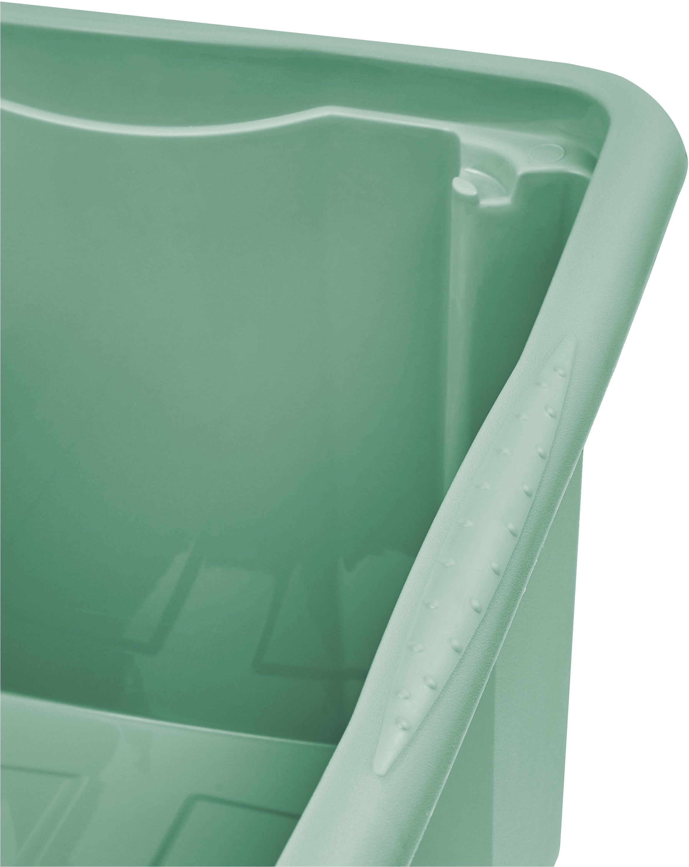 keeeper Aufbewahrungsbox »Emil, Box mit Deckel, 3er Set, 15 L, 38 x 28,5 x 20,5 cm« ineinander und aufeinander stapelbar