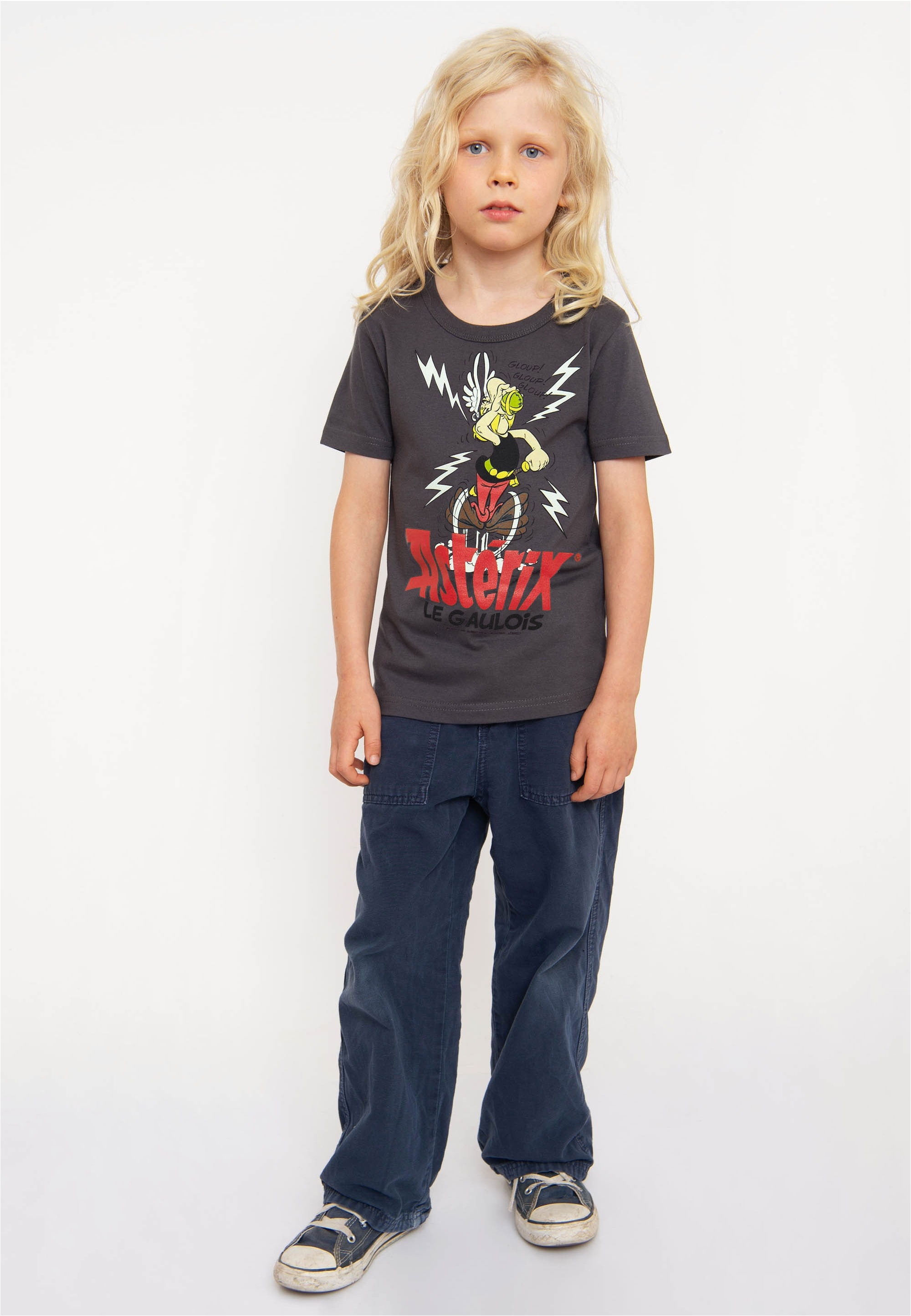 LOGOSHIRT T-Shirt »Asterix le Gaulois« mit coolem Print