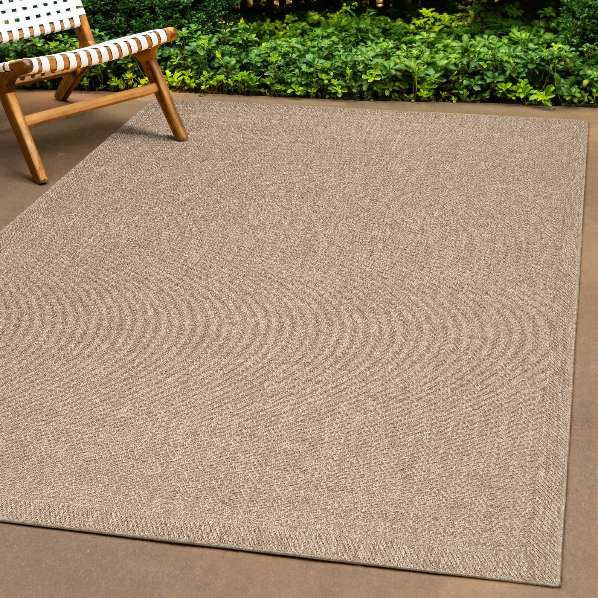 the carpet Teppich "Kansas" rund 1 mm Höhe moderner robuster In und Outdoor günstig online kaufen