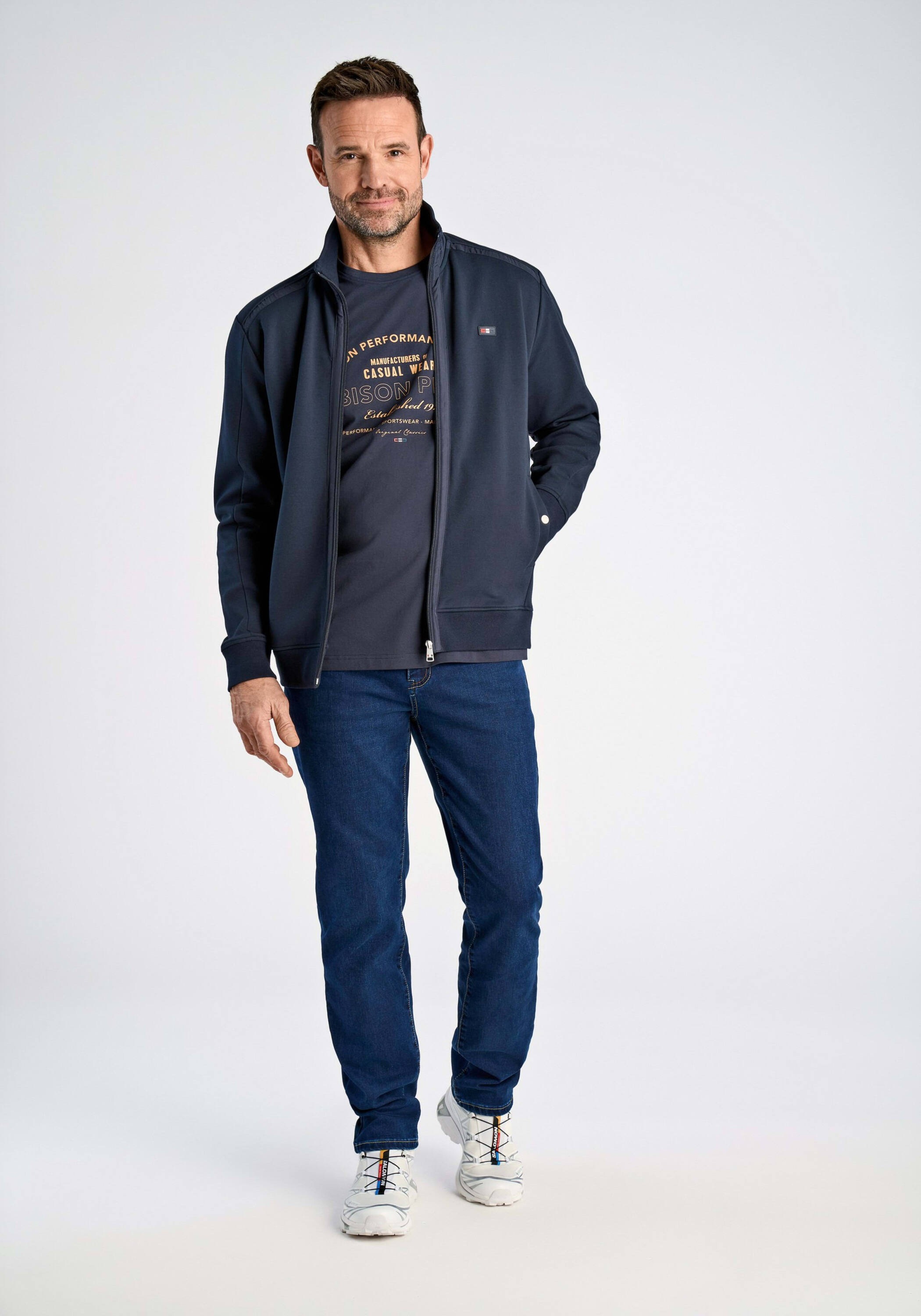 BISON Sweatshirt »BISON Cardigan«