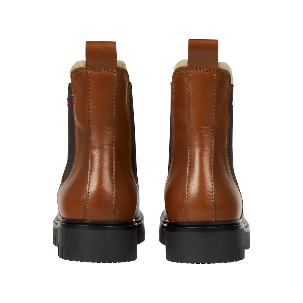 Tommy Jeans Winterboots »WARMLINED CHELSEA BOOT«, mit Profilsohle