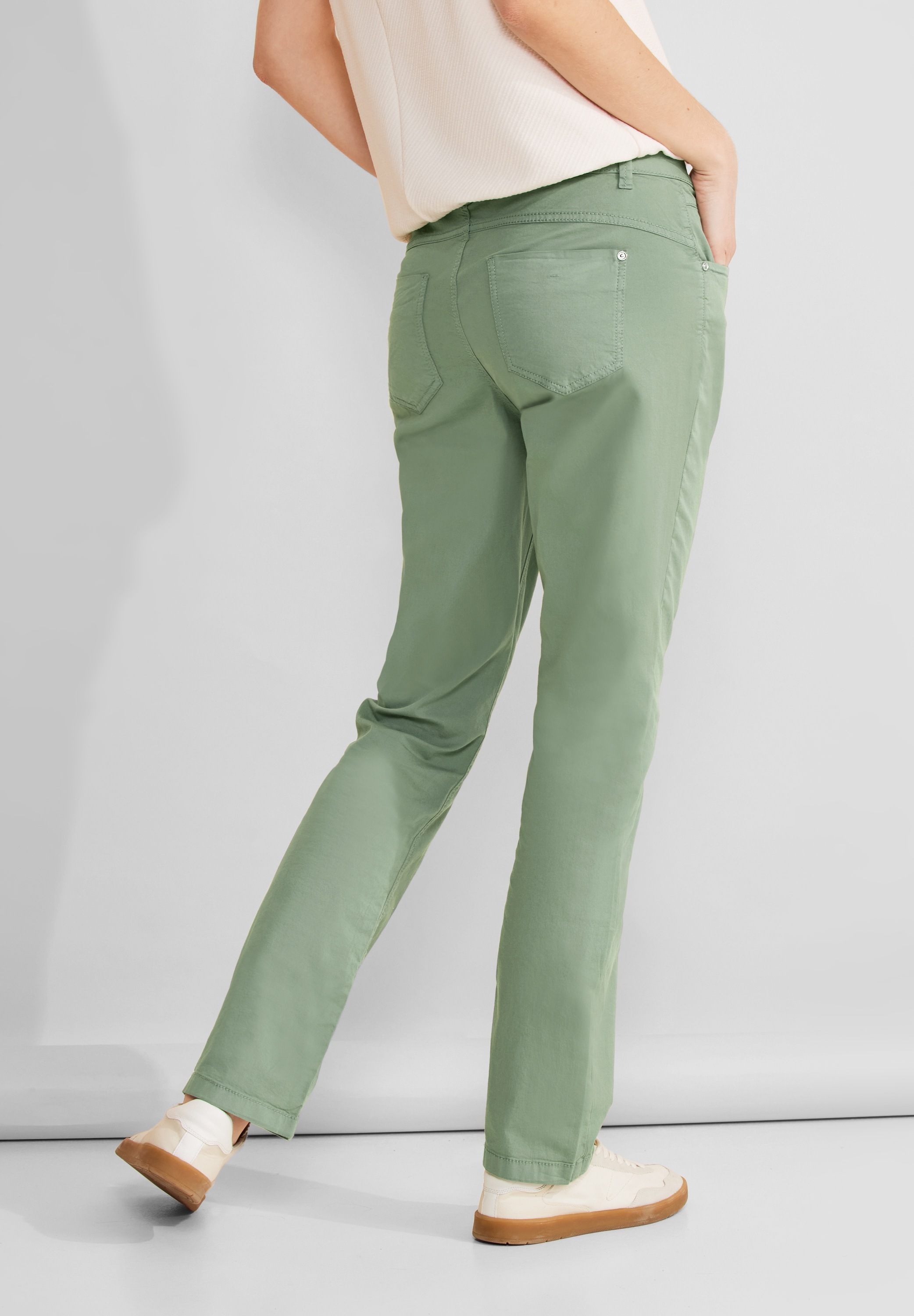 STREET ONE Stoffhose, Middle Waist