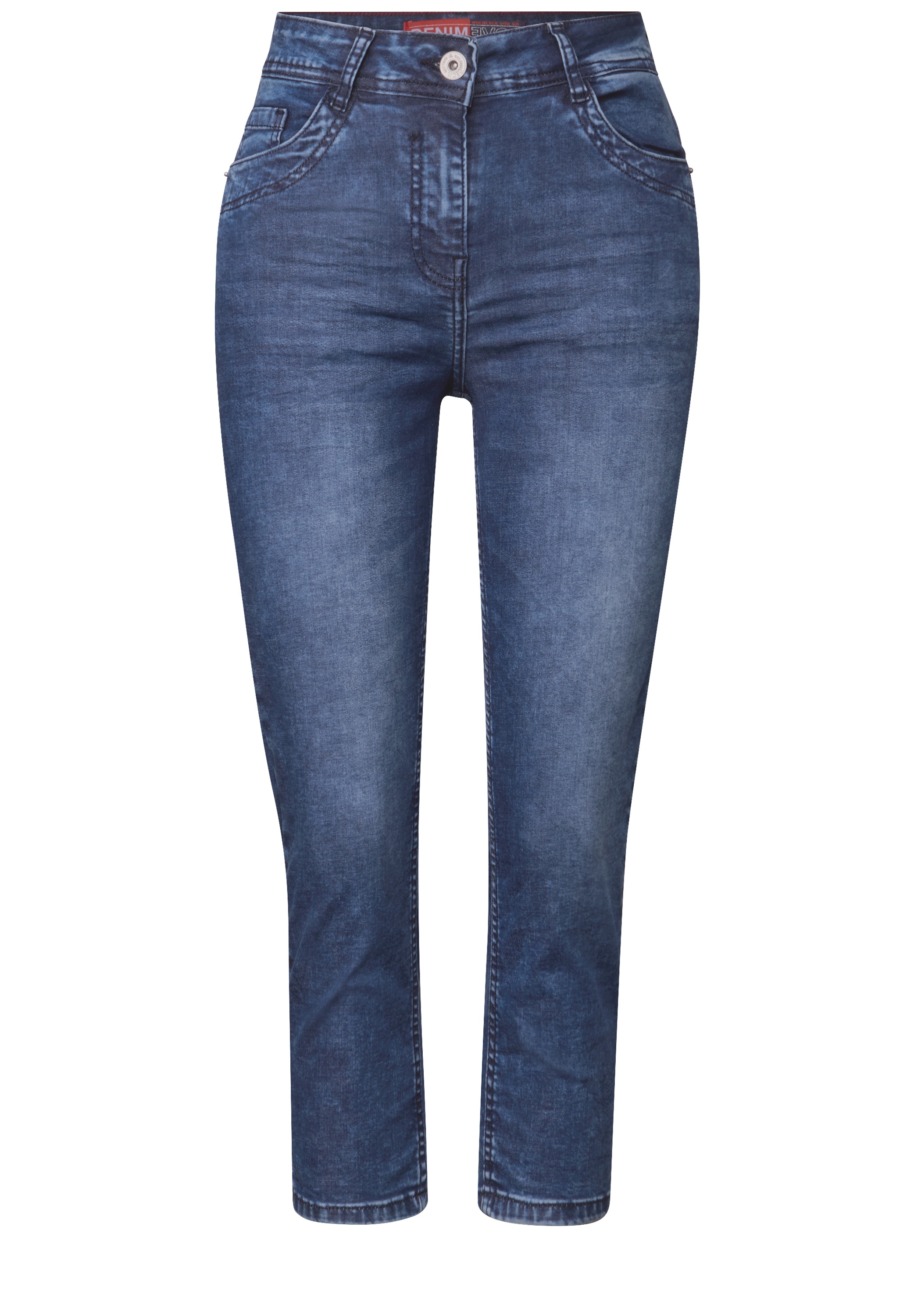 Cecil Slim-fit-Jeans, High Waist