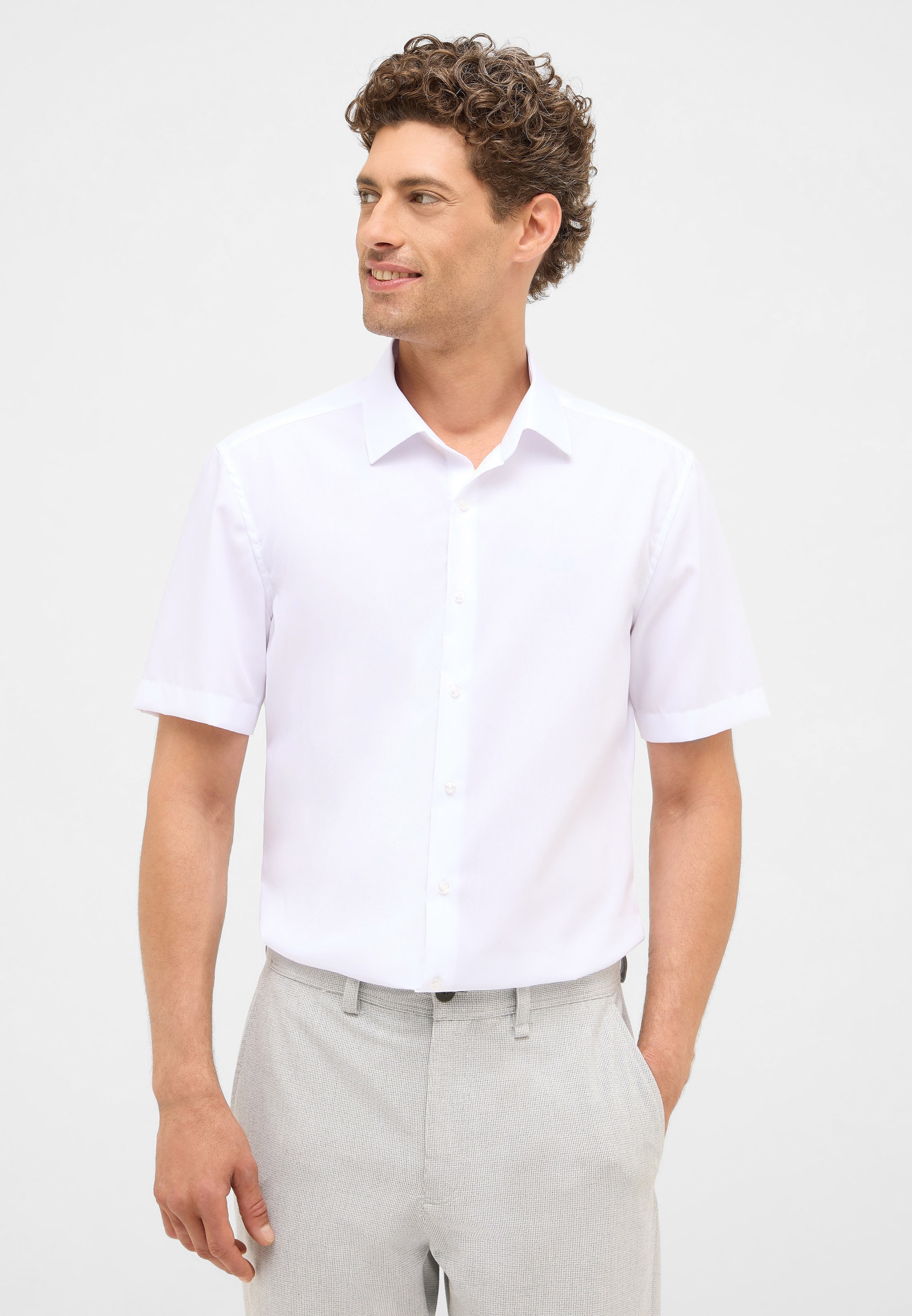 Eterna Kurzarmhemd "SLIM FIT", NON IRON (bügelfrei) günstig online kaufen