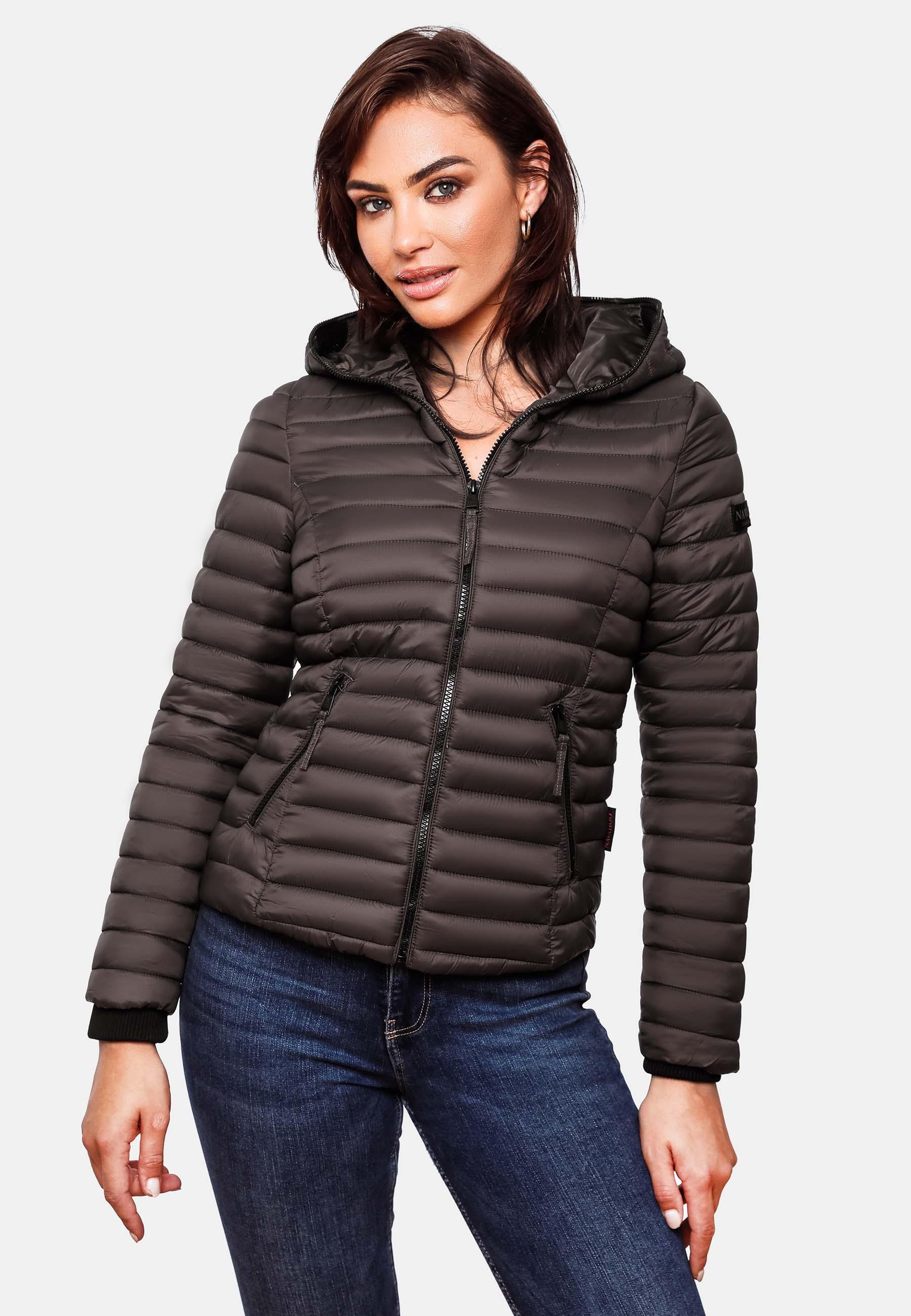 Navahoo Steppjacke »Kimuk«, mit Kapuze, leichte Übergangsjacke mit Kapuze