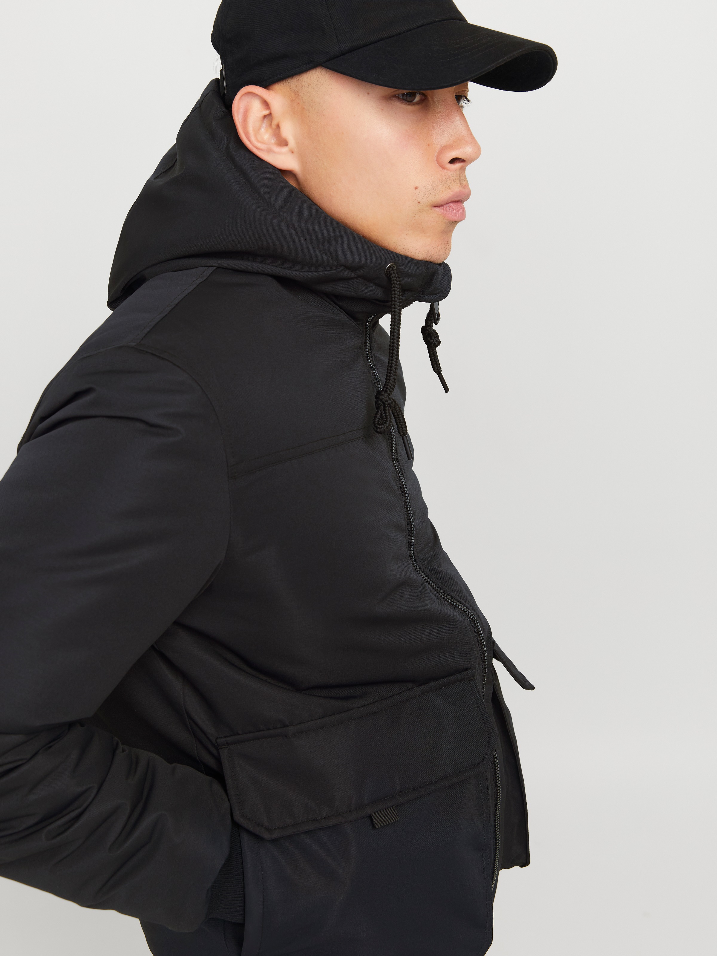 Jack & Jones Bomberjacke "JJCONSTRUCT BOMBER", mit Kapuze günstig online kaufen