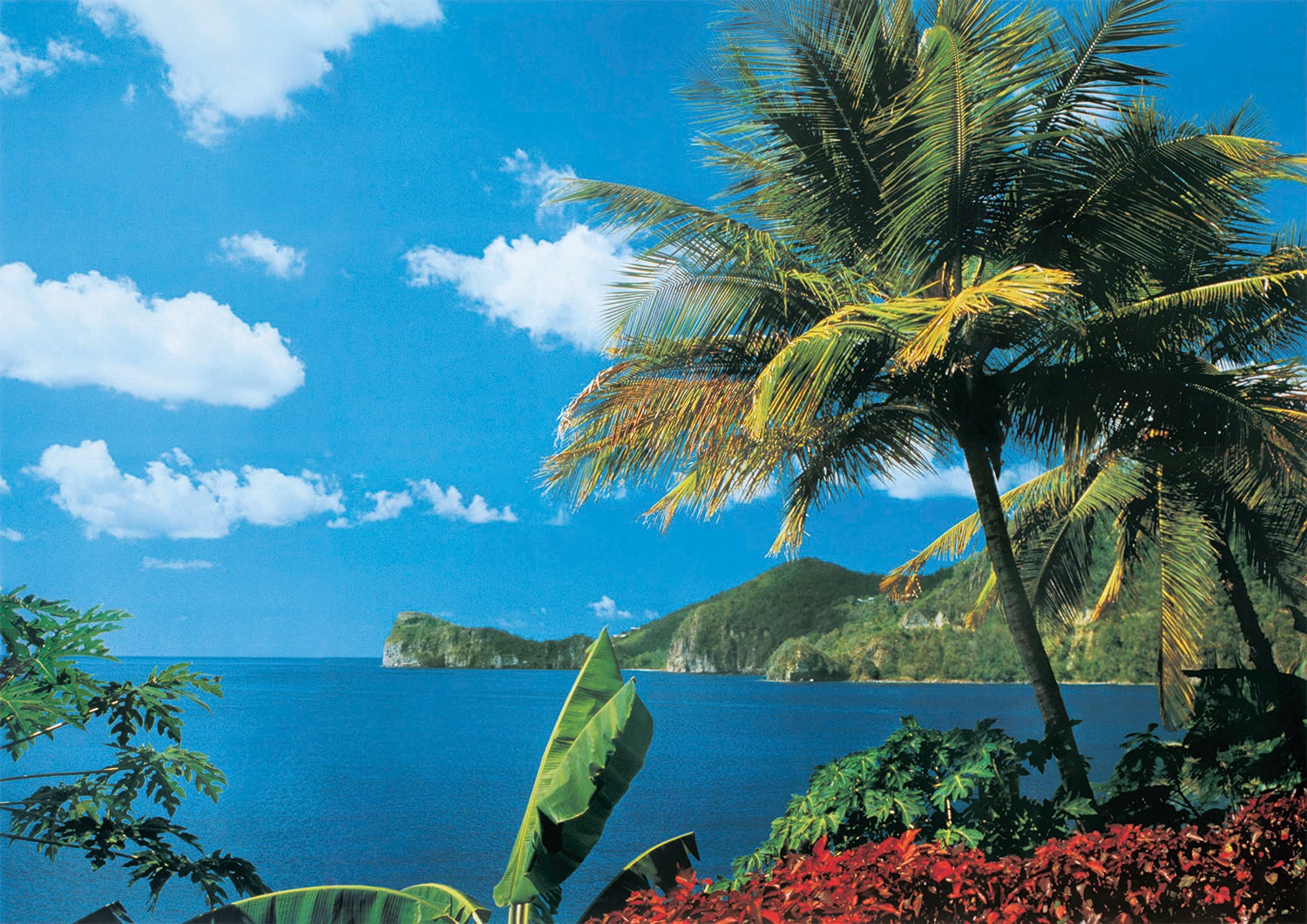 Papermoon Fototapete "St. Lucia" glatt