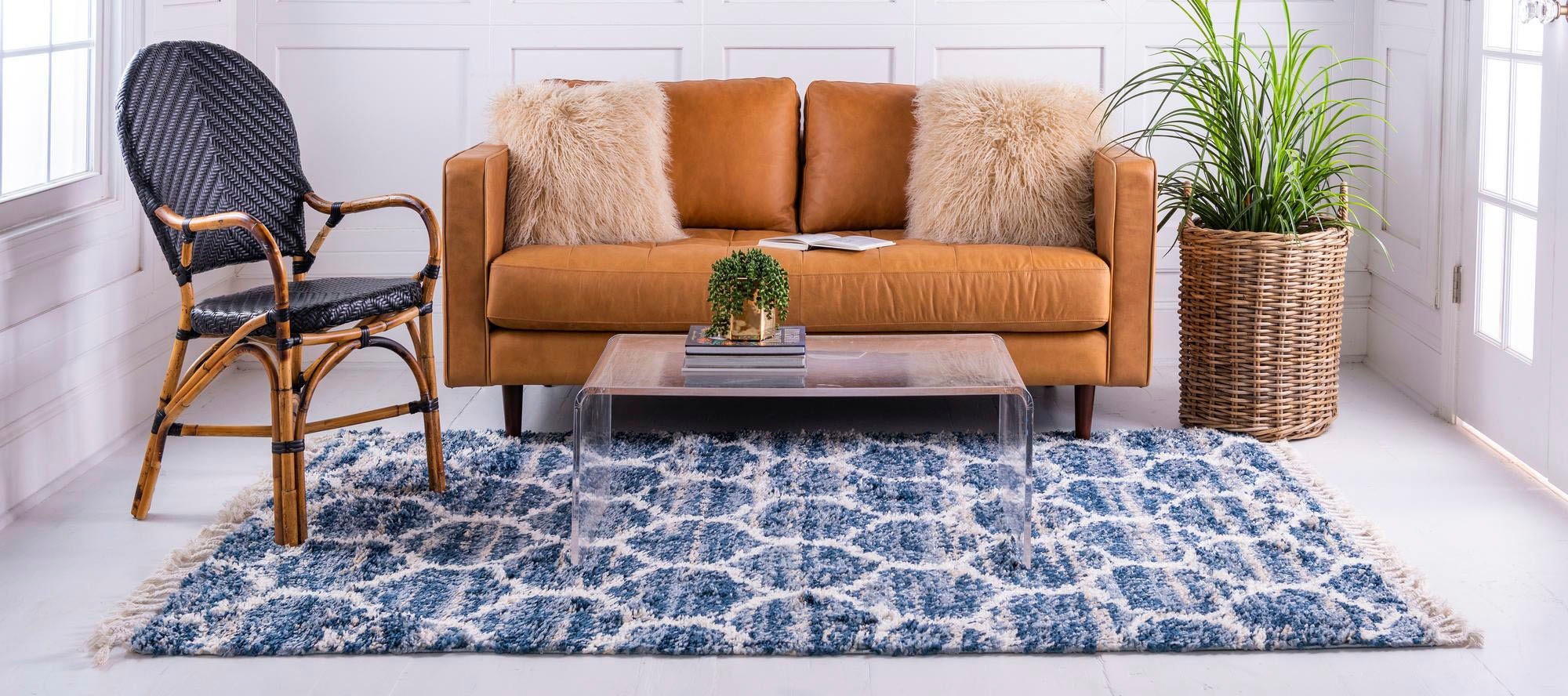 Myflair Möbel & Accessoires Hochflor-Teppich »Top Shag Lagerräumung«, rechteckig, 32 mm Höhe, gewebt, melierte Optik, weich & kuschelig, mit Fransen