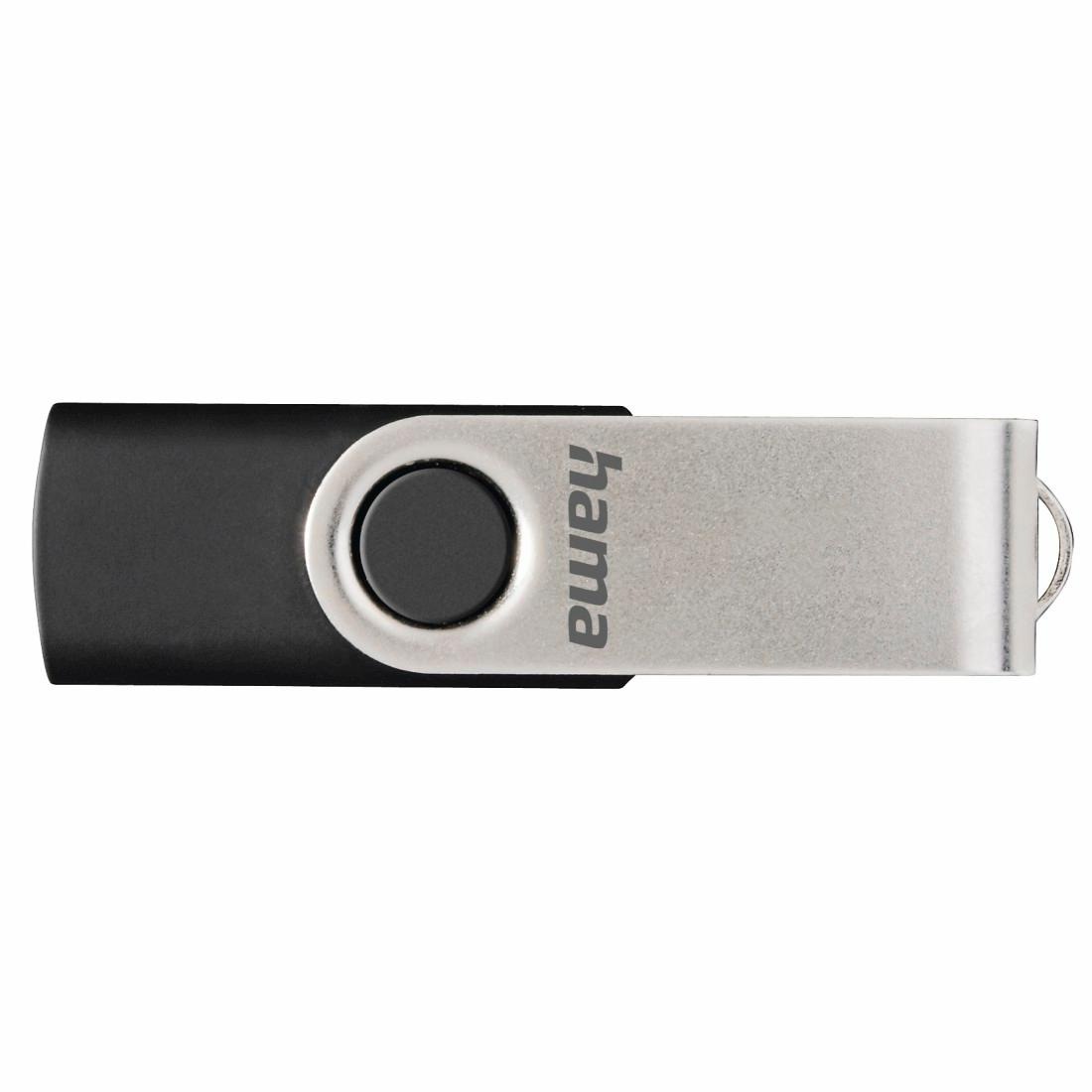 USB-Stick »Rotate, USB 2.0, Schwarz/Silber«, (USB 2.0)