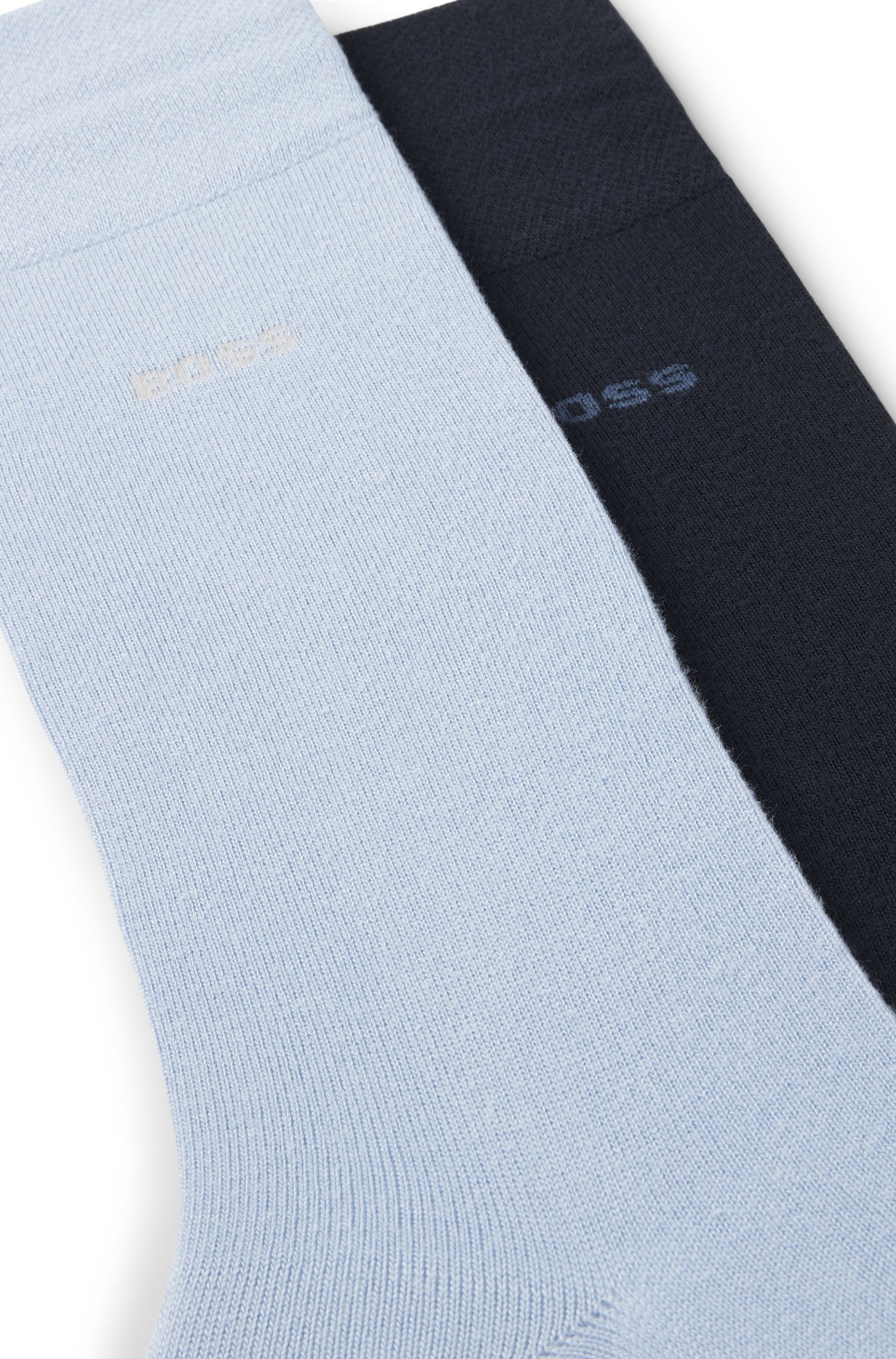 BOSS Businesssocken »2P RS Bamboo 1027«, (Packung, 2 Paar), mit Strickbündchen