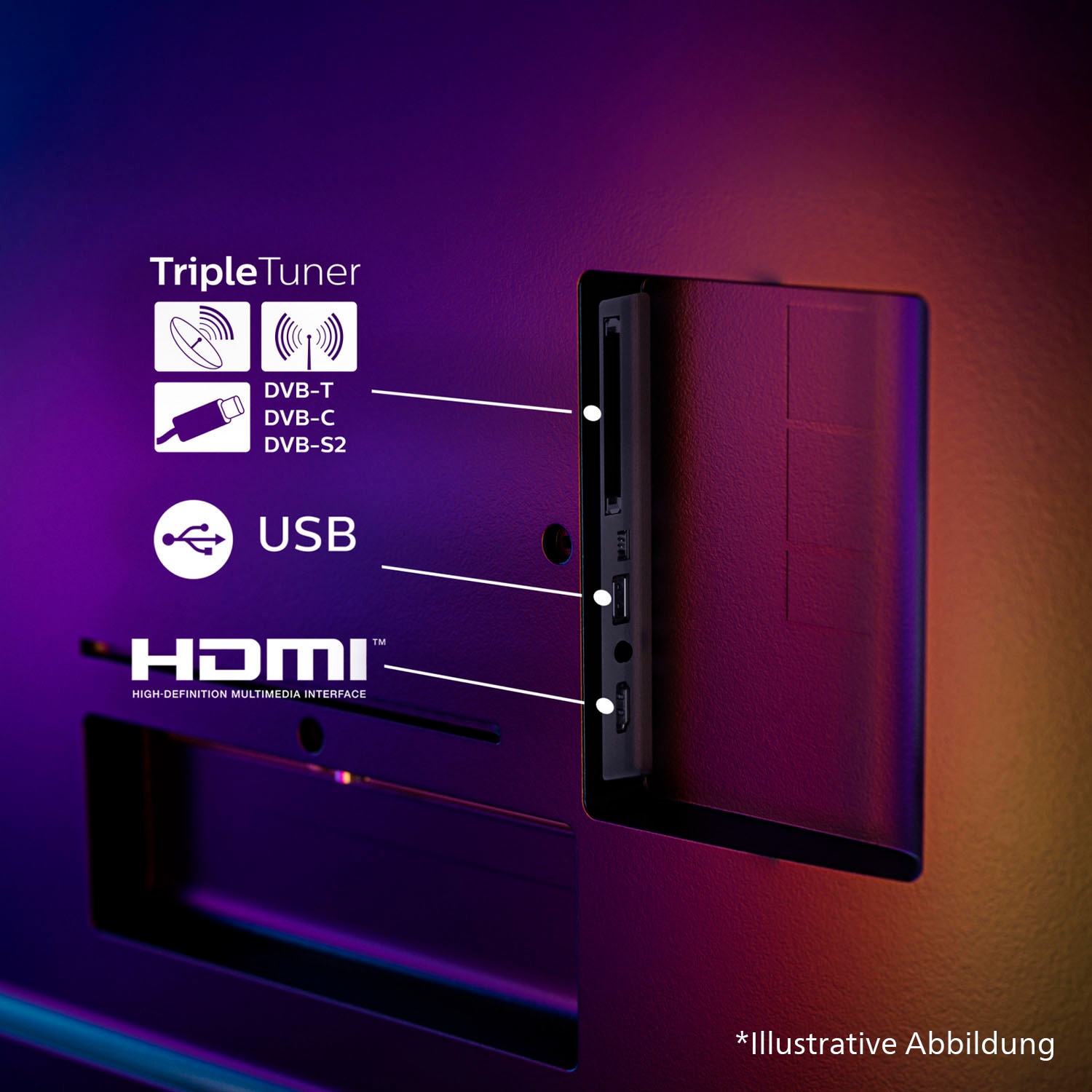 Philips LED-Fernseher »55PUS7000/12«, 4K Ultra HD, Smart-TV