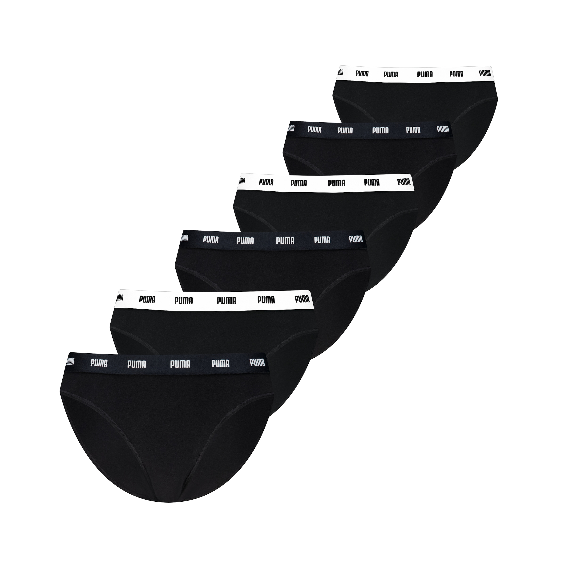 PUMA Slip »PUMA WOMEN COTTON BRIEFS« 6er Pack, 